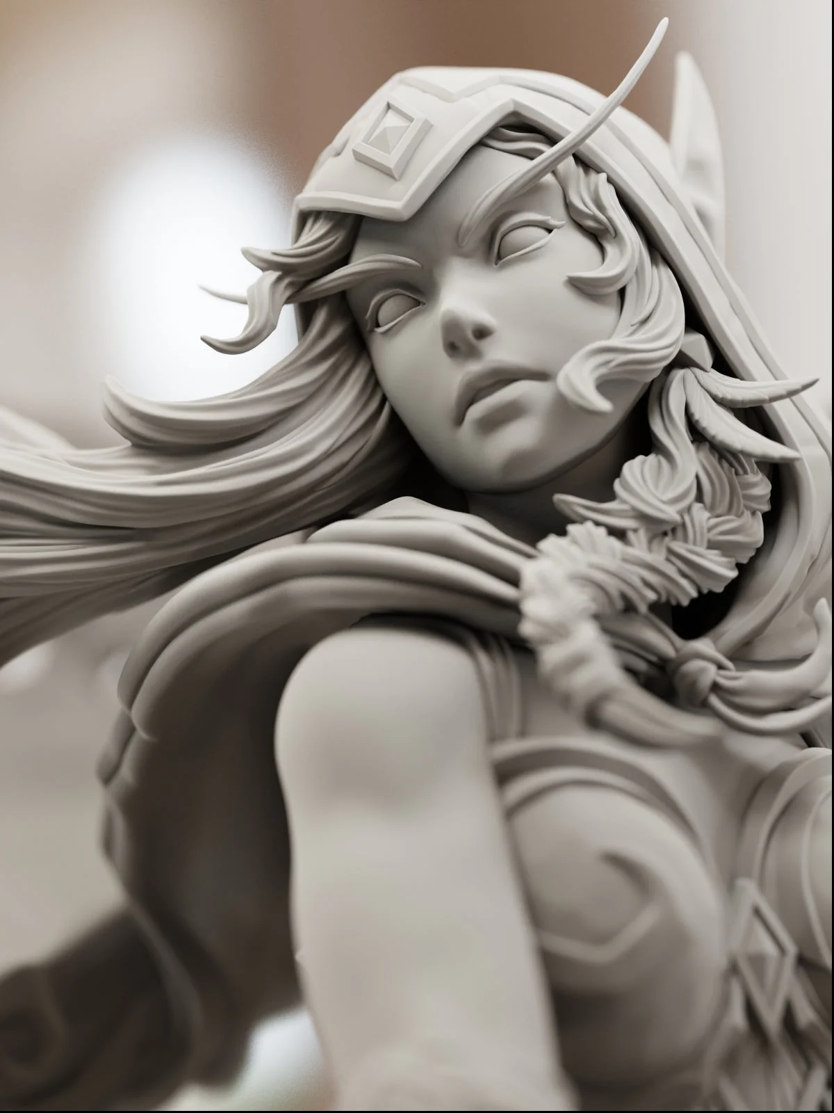 High Elf Archer Statue - Image 13