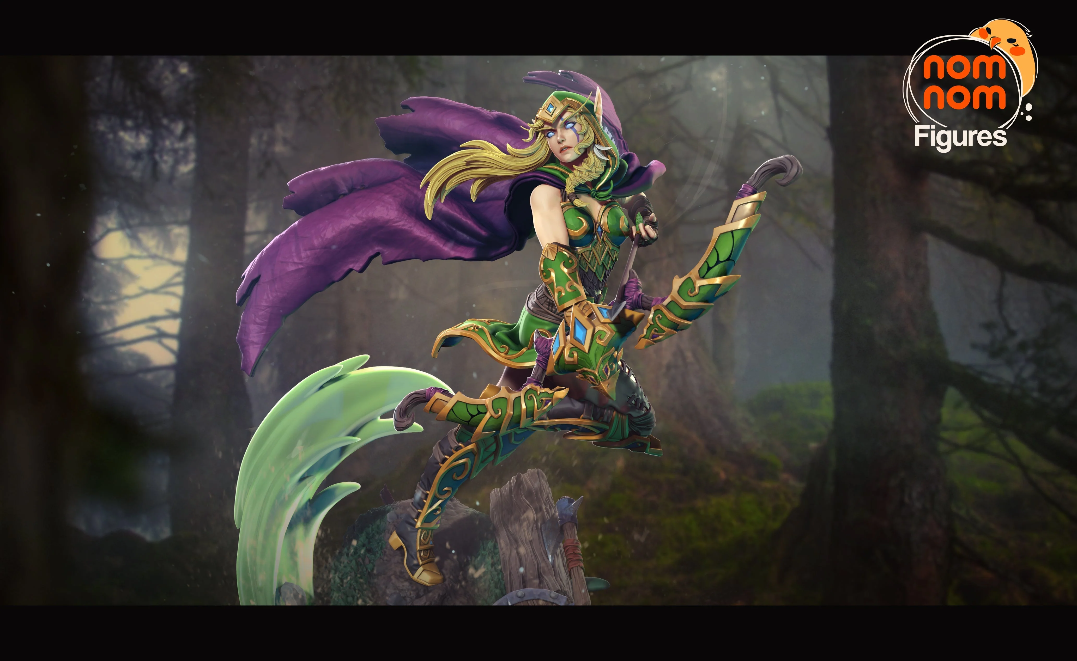 High Elf Archer Statue - Image 3