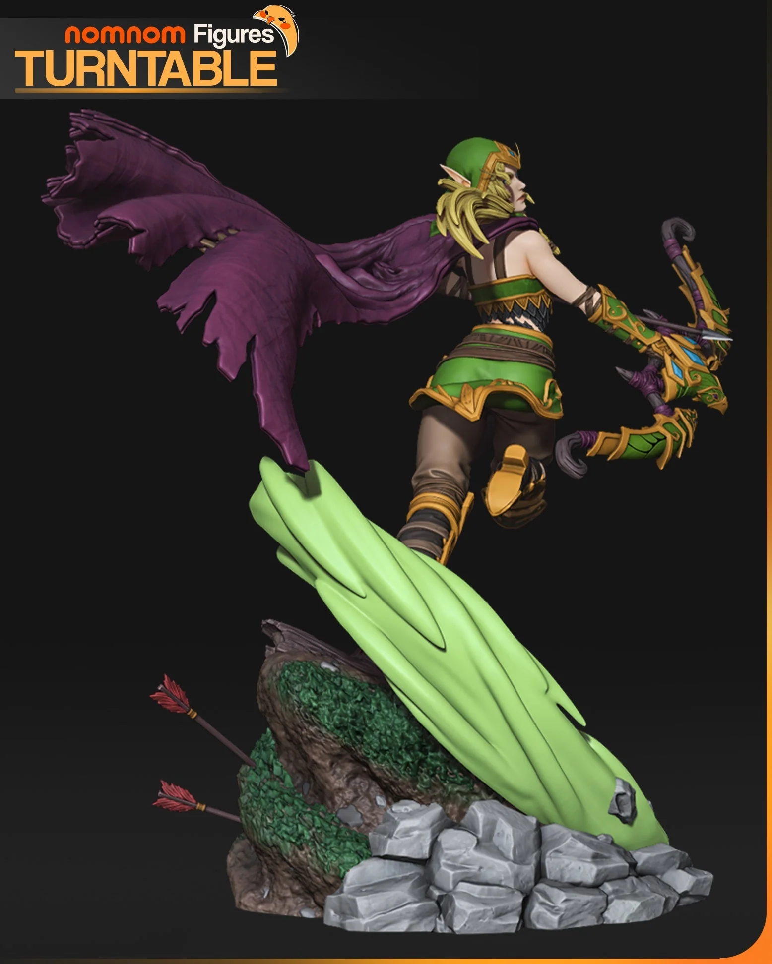 High Elf Archer Statue - Image 7