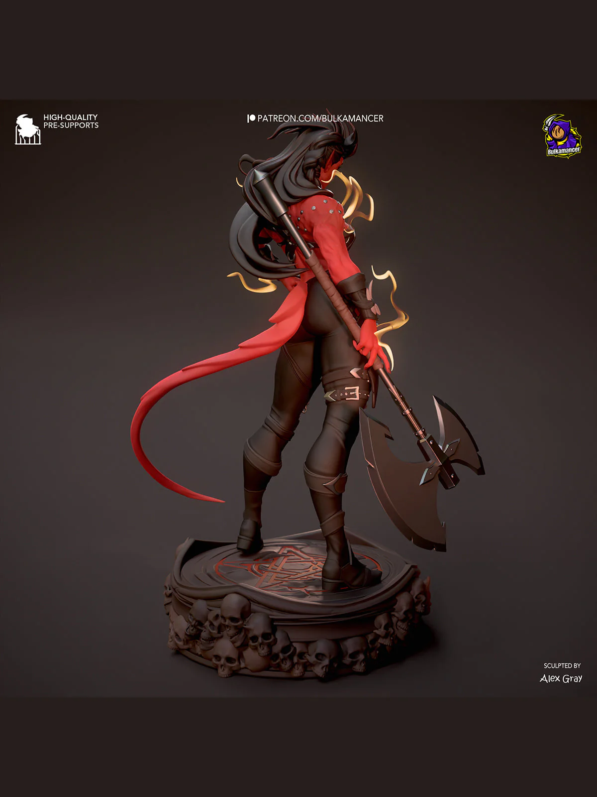 Karlach - Baldur's Gate 3 Statue - Image 10