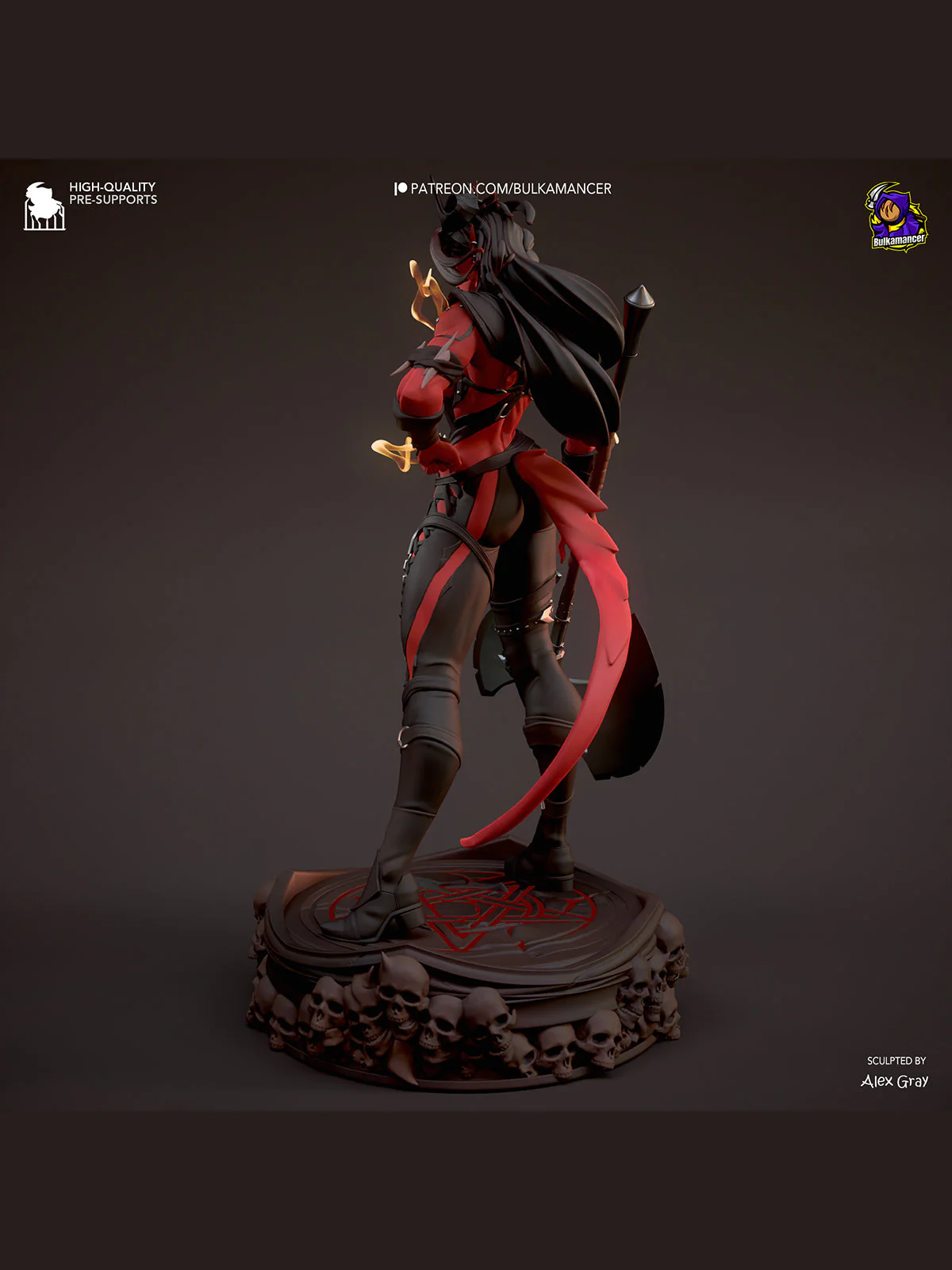 Karlach - Baldur's Gate 3 Statue - Image 11