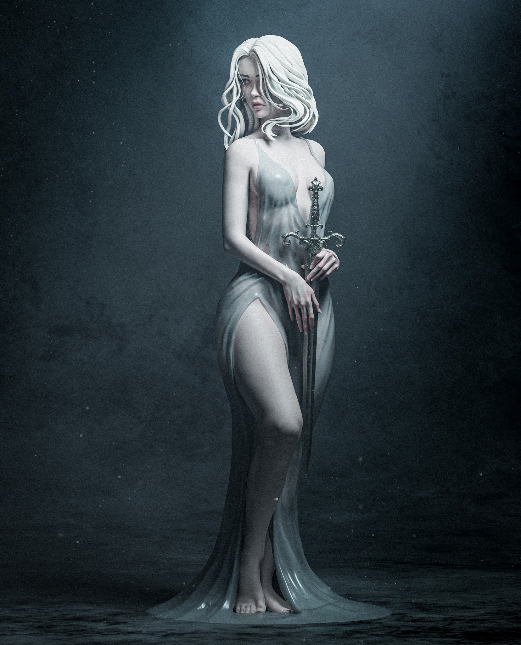 Lady of the Lake Statue - Image 6