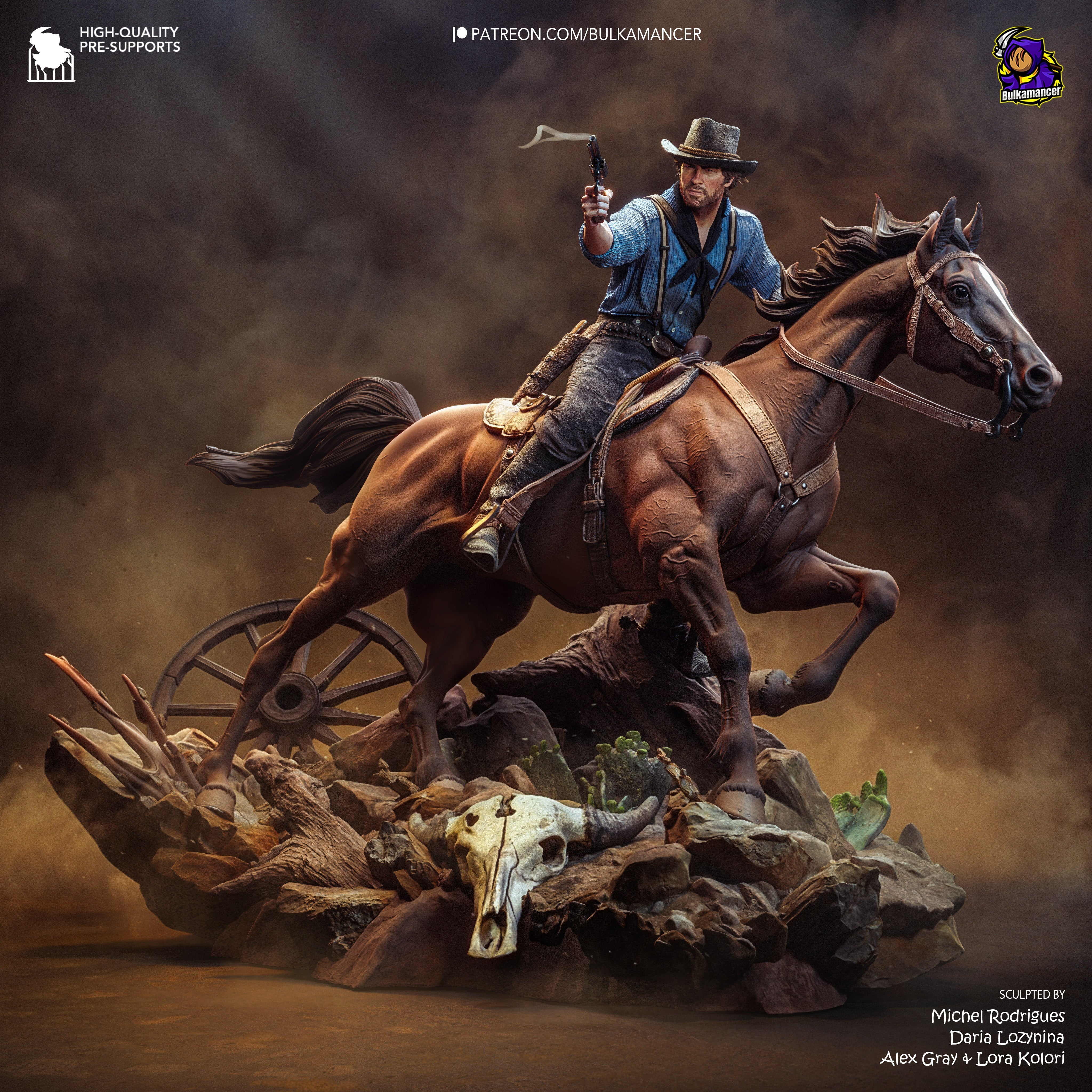Legend of the West Statue - Image 3