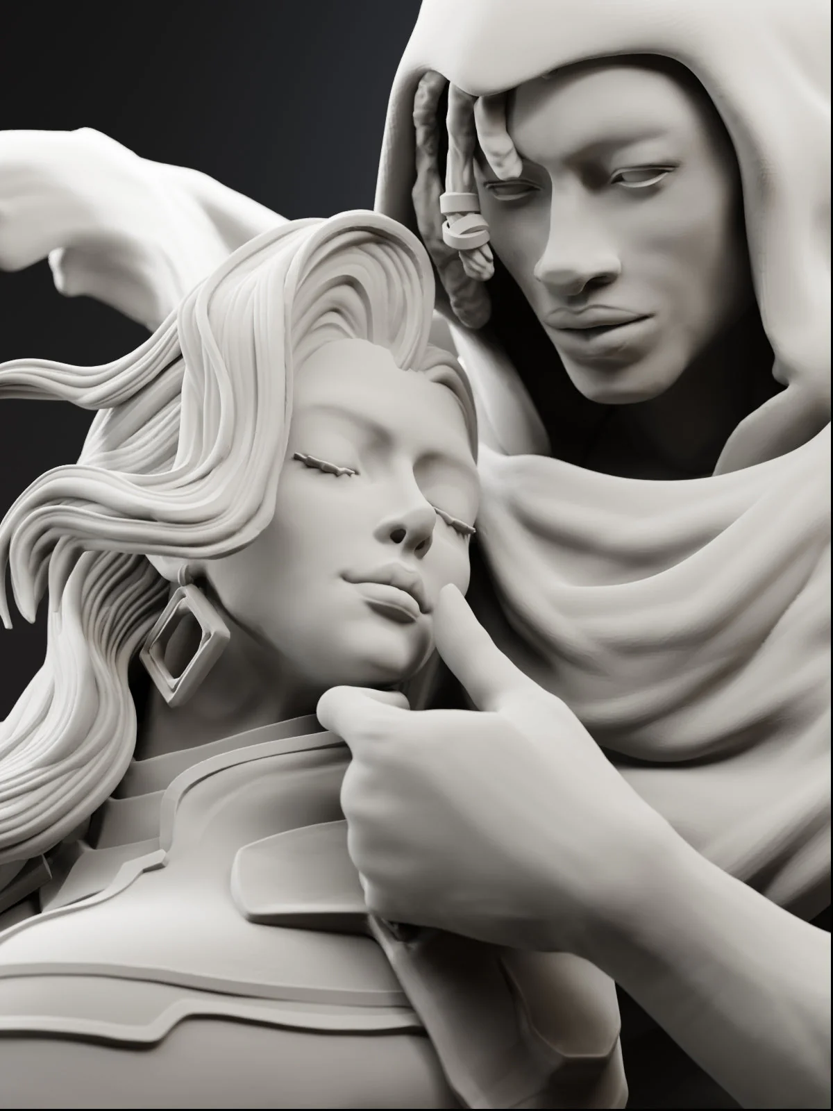 Light & Dark Statue - Image 10