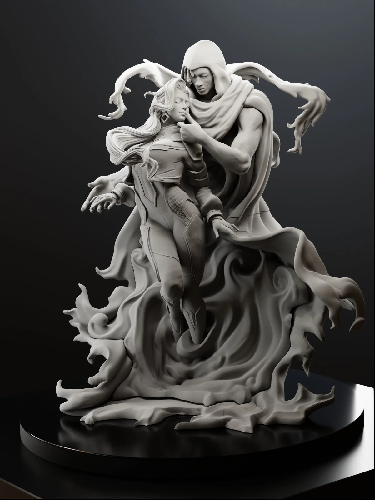 Light & Dark Statue - Image 11