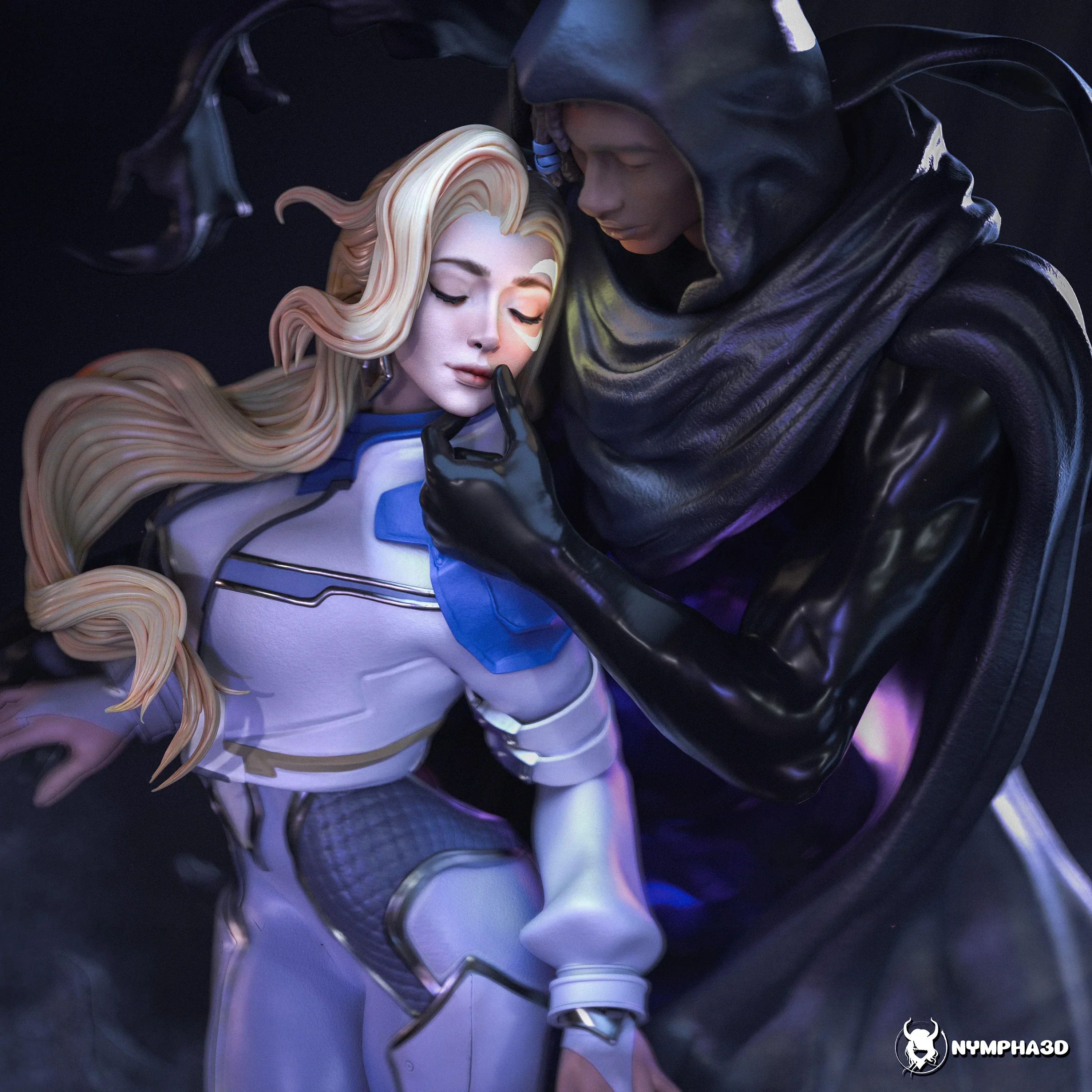 Light & Dark Statue - Image 4