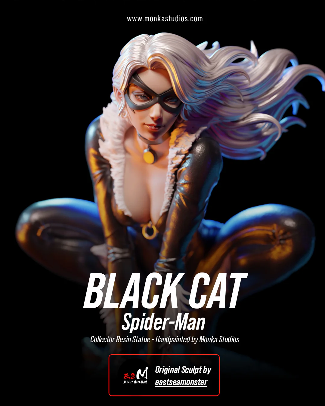 Master Thief Black Cat Statue