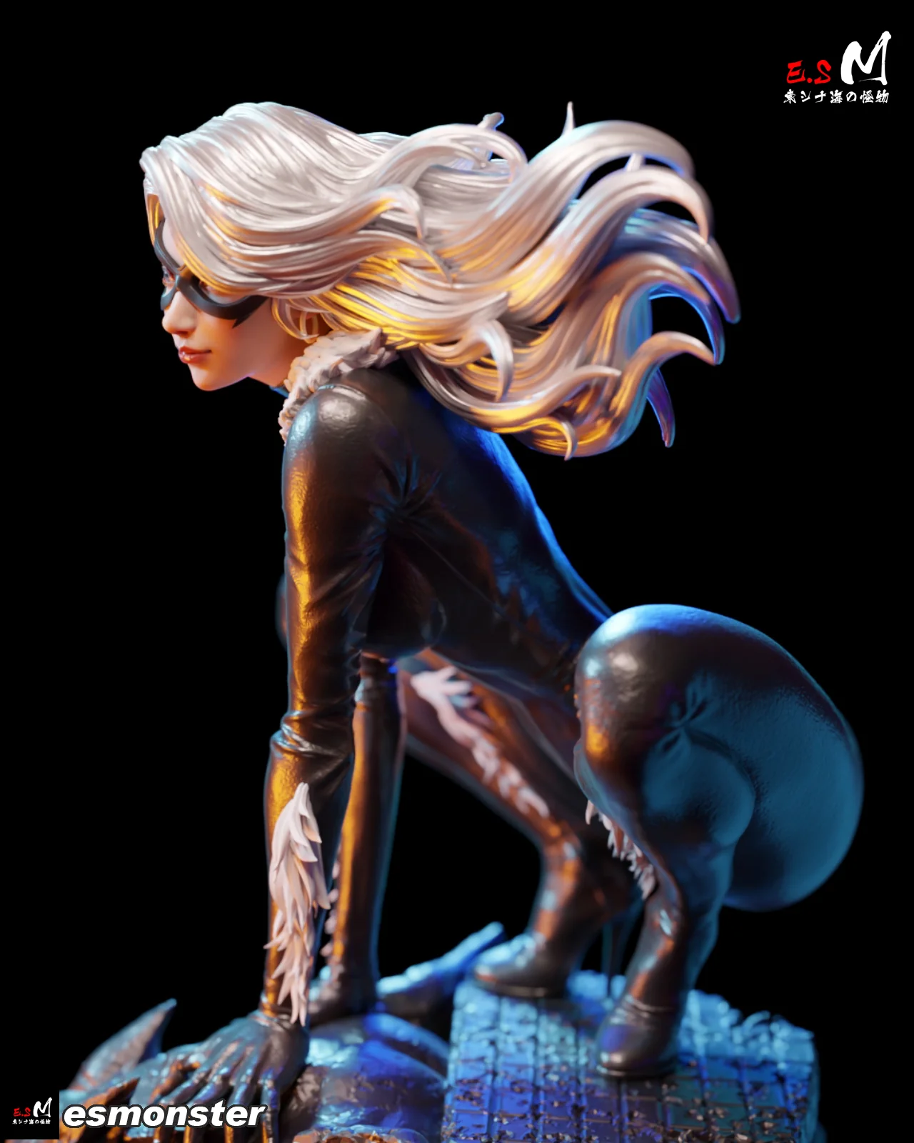 Master Thief Black Cat Statue - Image 17