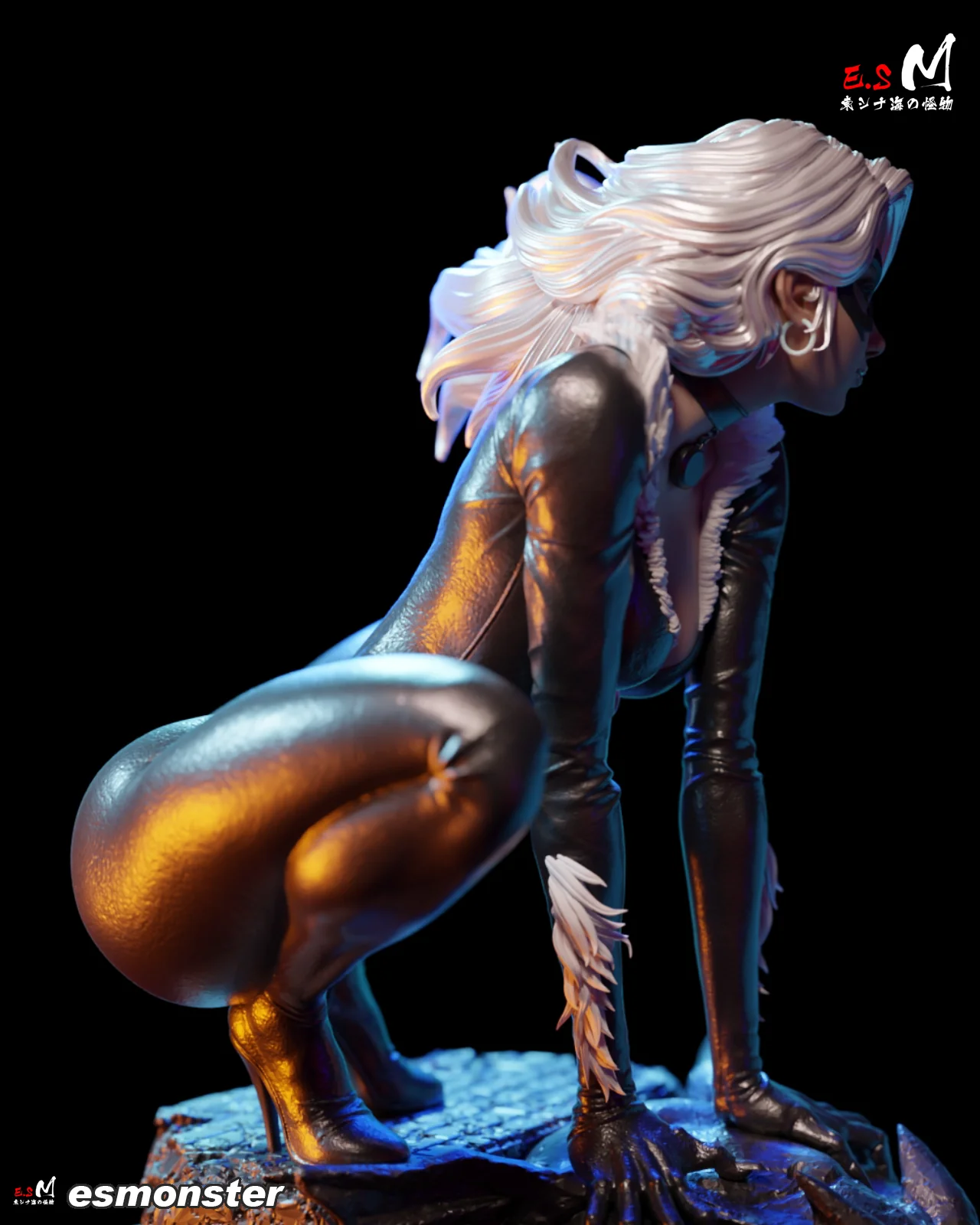 Master Thief Black Cat Statue - Image 8