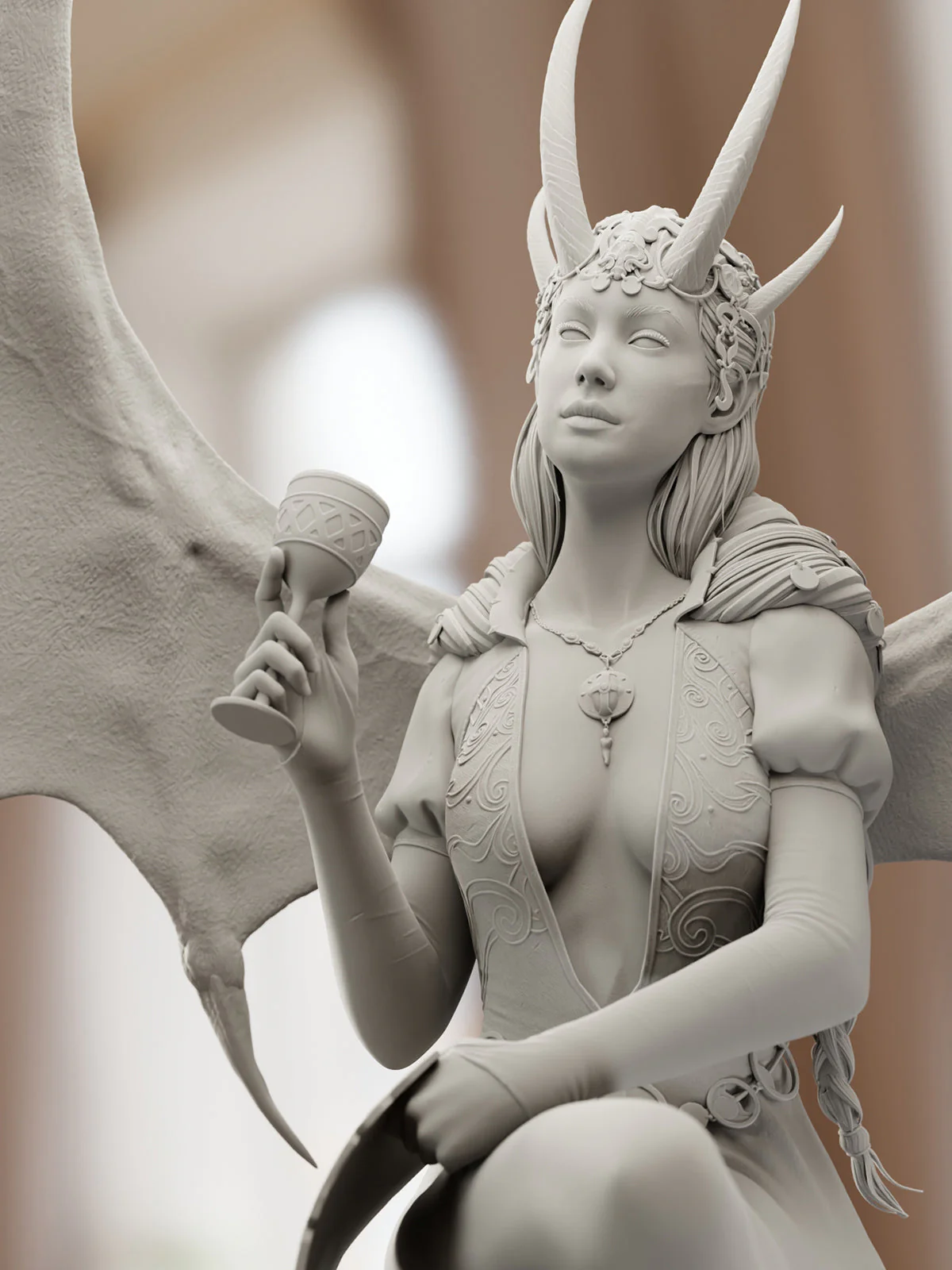 Mizora - Baldur's Gate 3 Statue - Image 4