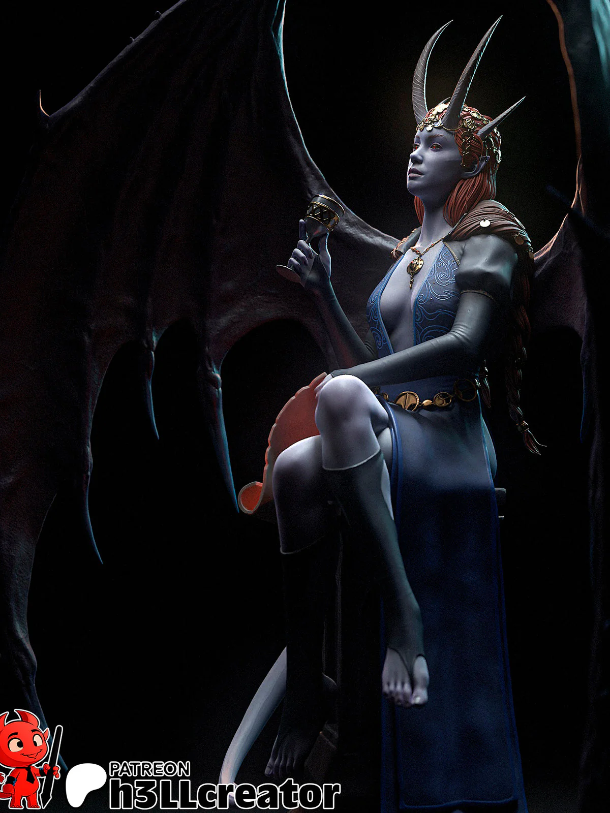 Mizora - Baldur's Gate 3 Statue - Image 7