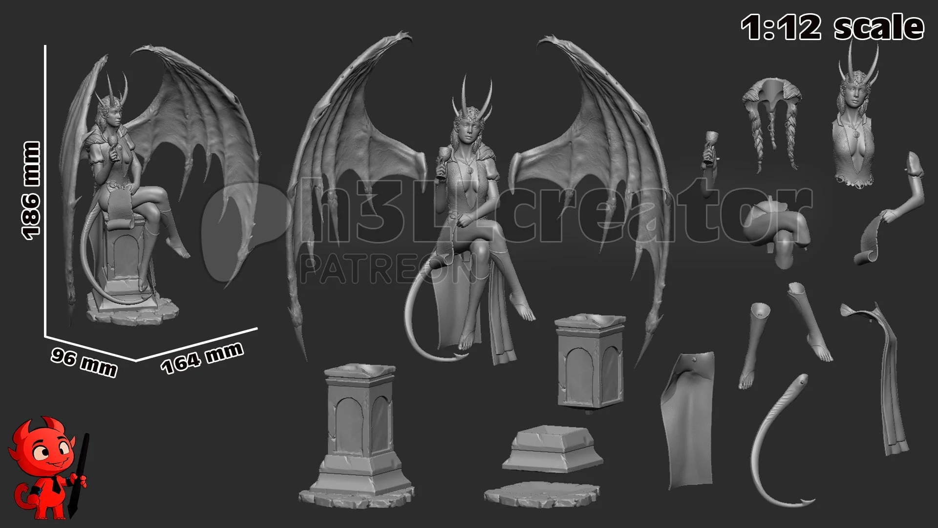 Mizora - Baldur's Gate 3 Statue - Image 9