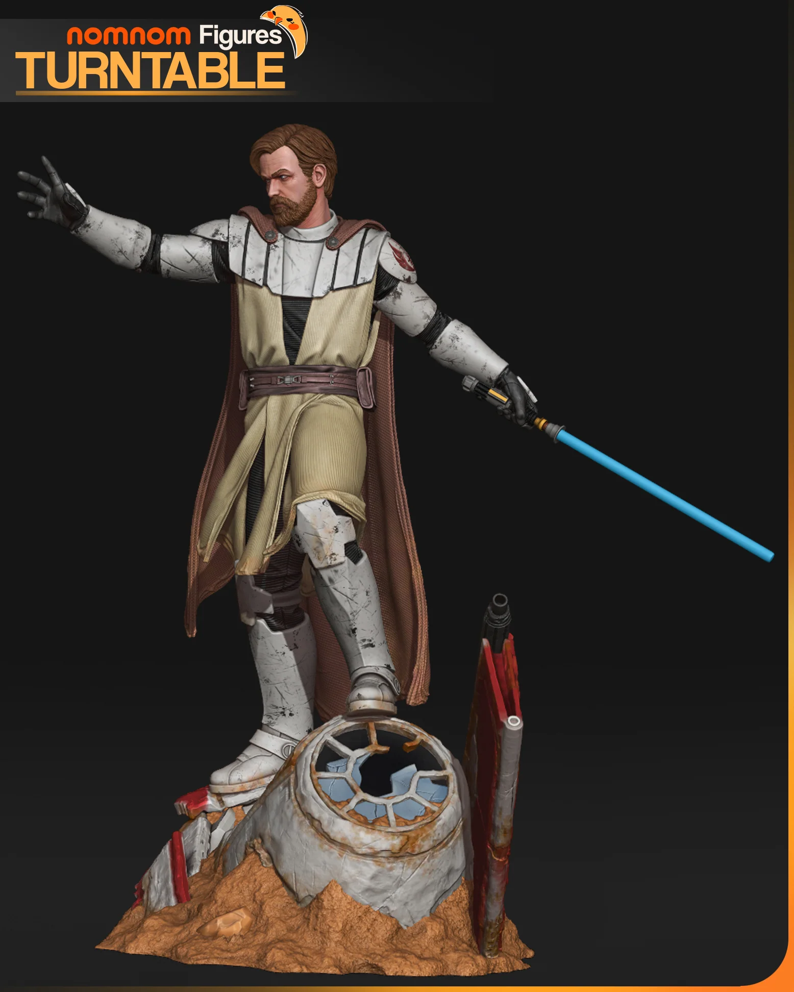 Noble Jedi Master Statue - Image 4