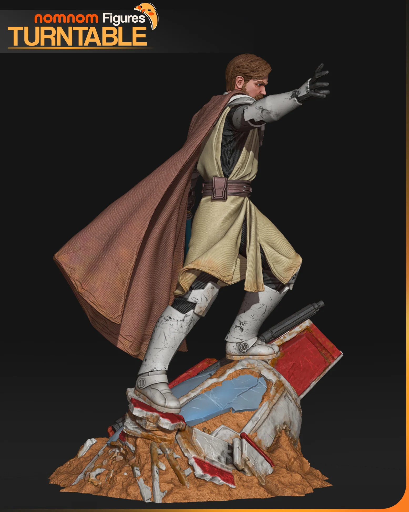 Noble Jedi Master Statue - Image 5