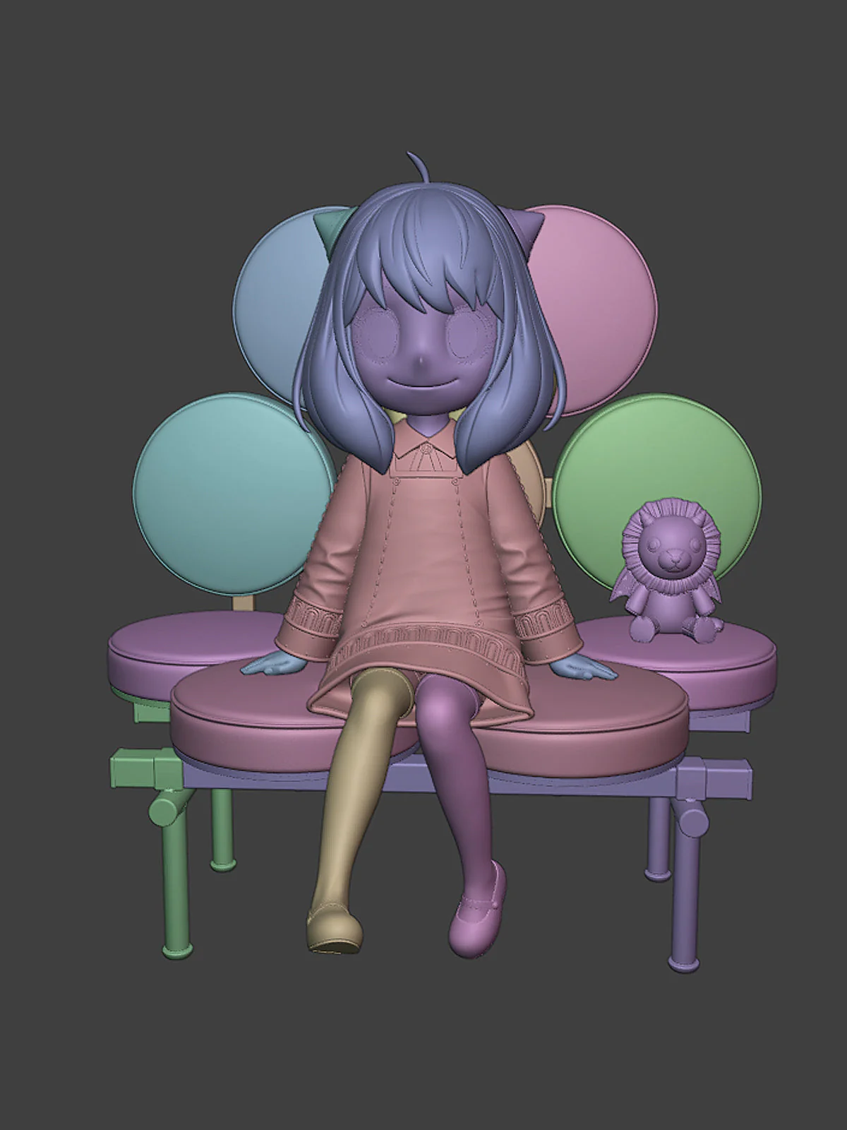 Pink Mischief Statue - Image 7