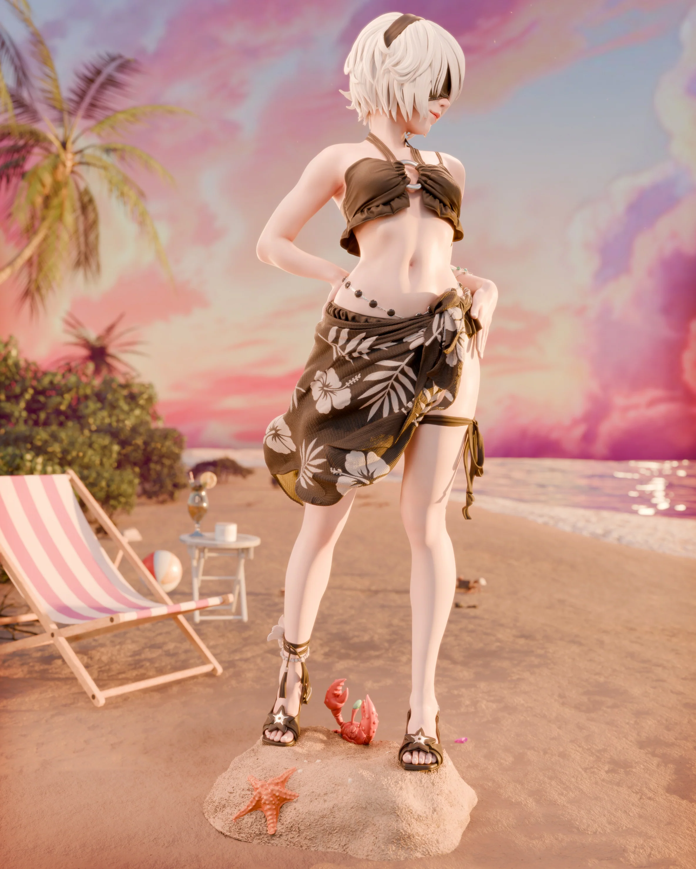 Pool Party 2B Statue - Image 6