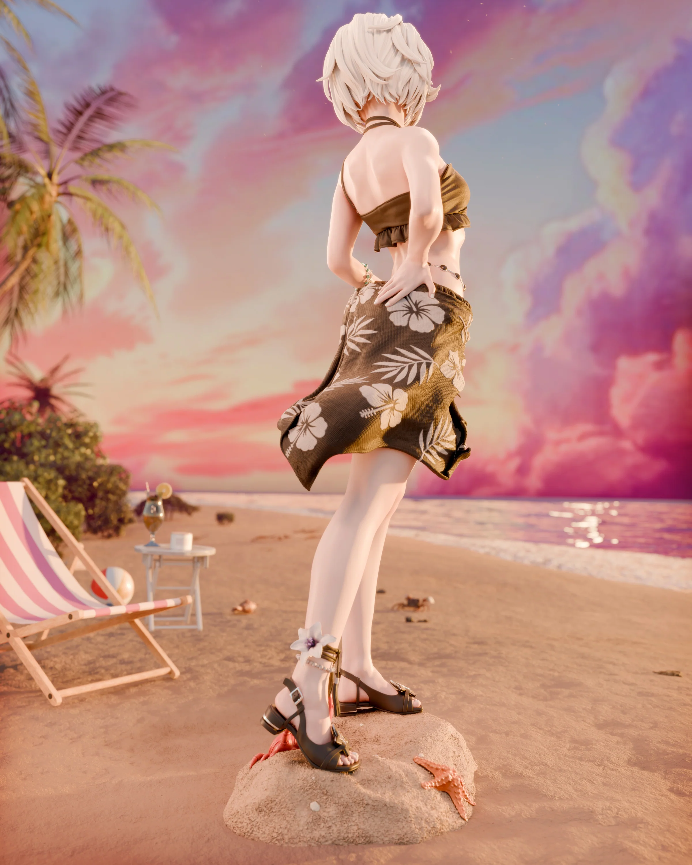 Pool Party 2B Statue - Image 8