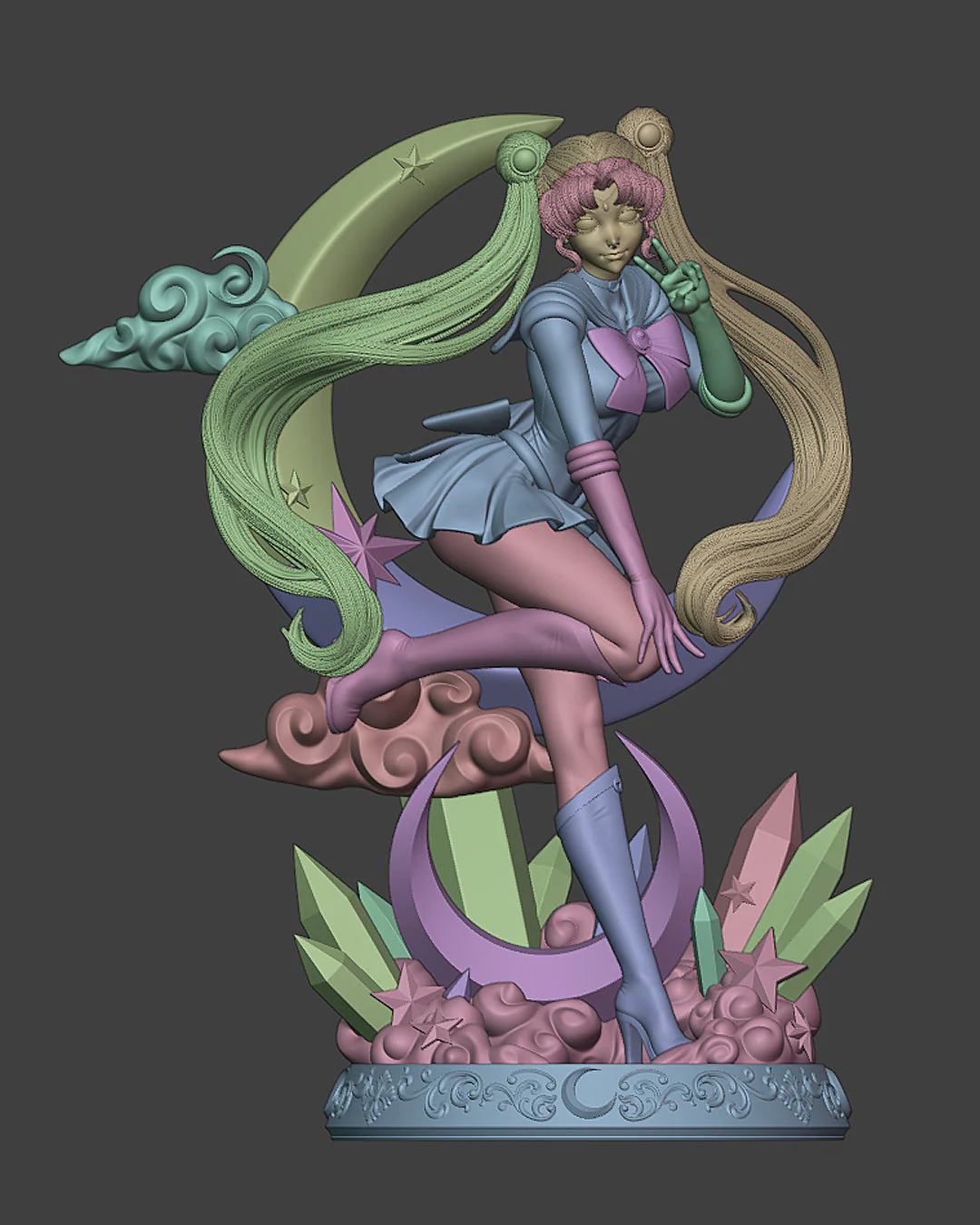 Princess of the Moon Statue - Image 11