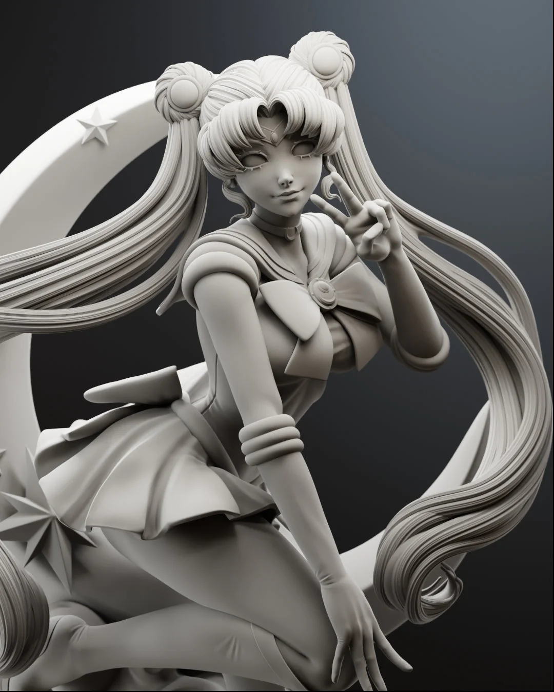 Princess of the Moon Statue - Image 2