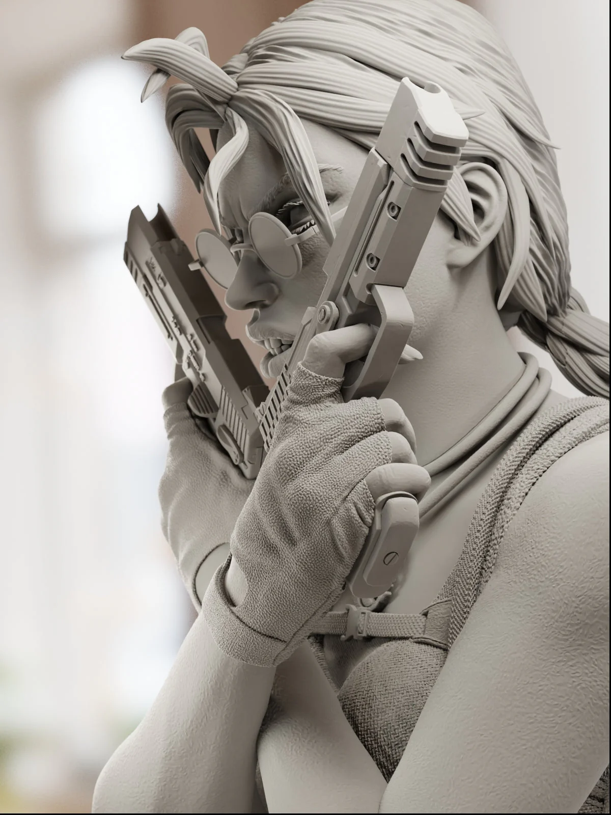 Queen of Adventure | Maximum Detailed 12K 3D printed bust - Image 11