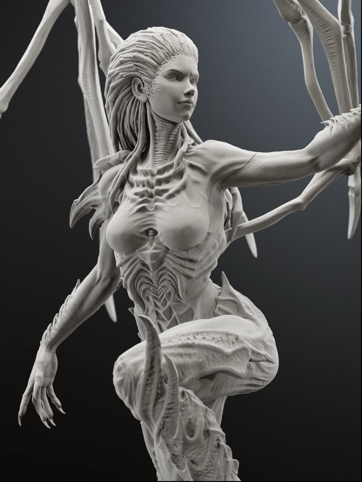 Queen of Blades Statue