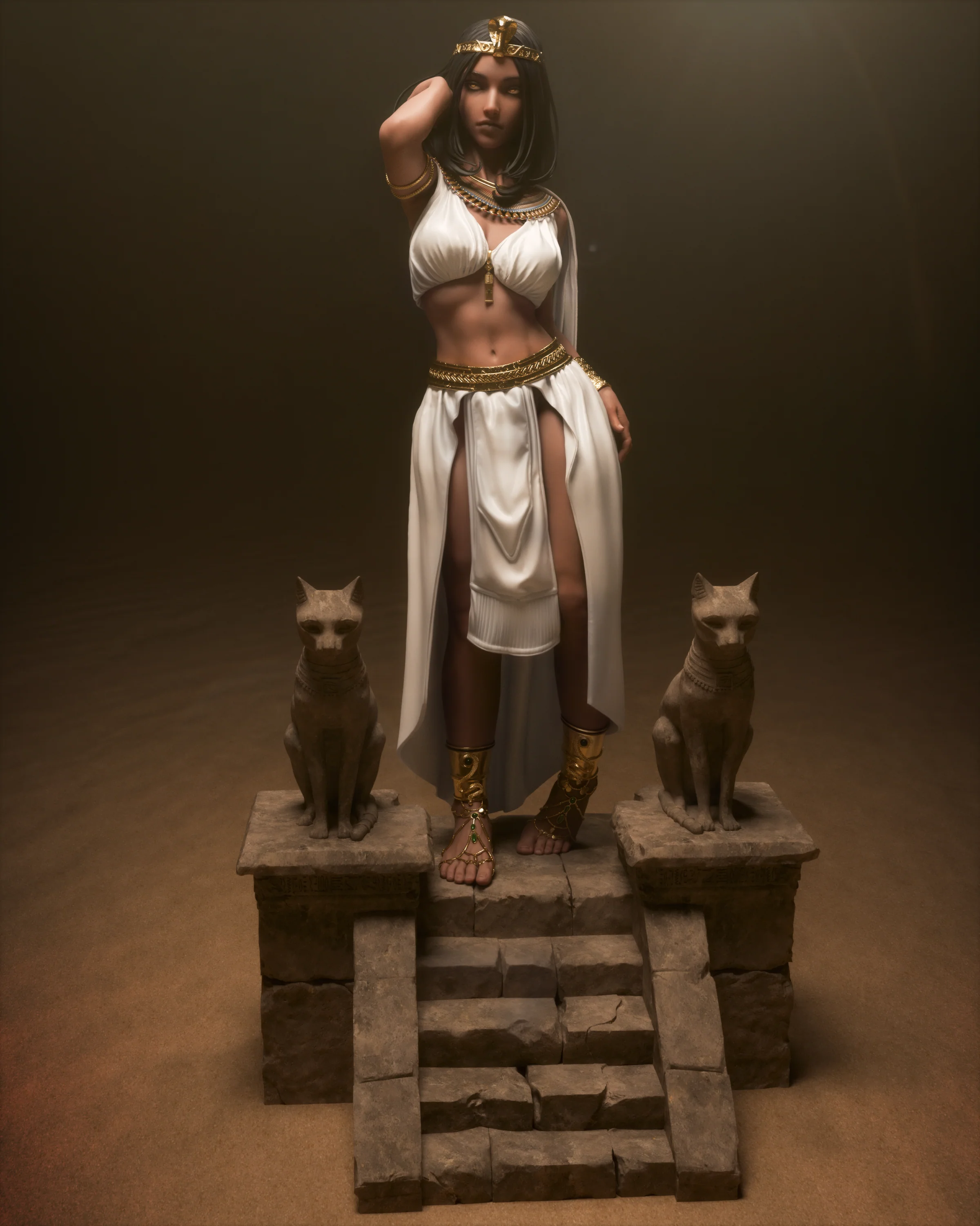 Queen of the Nile Statue - Image 3