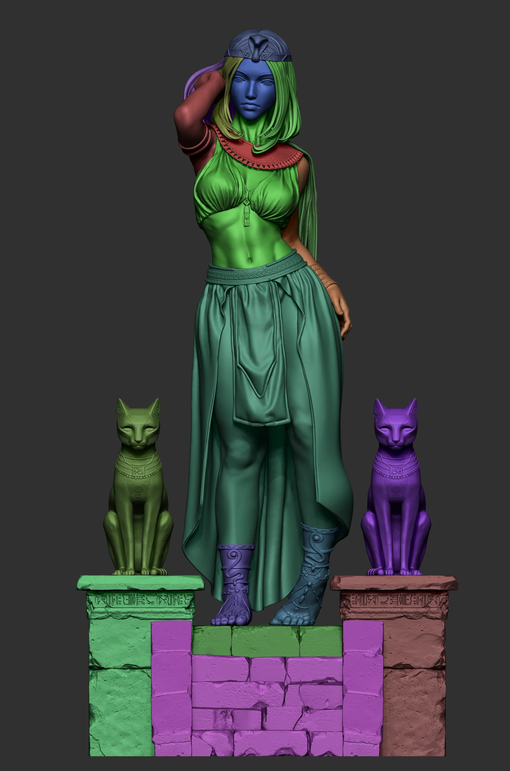 Queen of the Nile Statue - Image 8