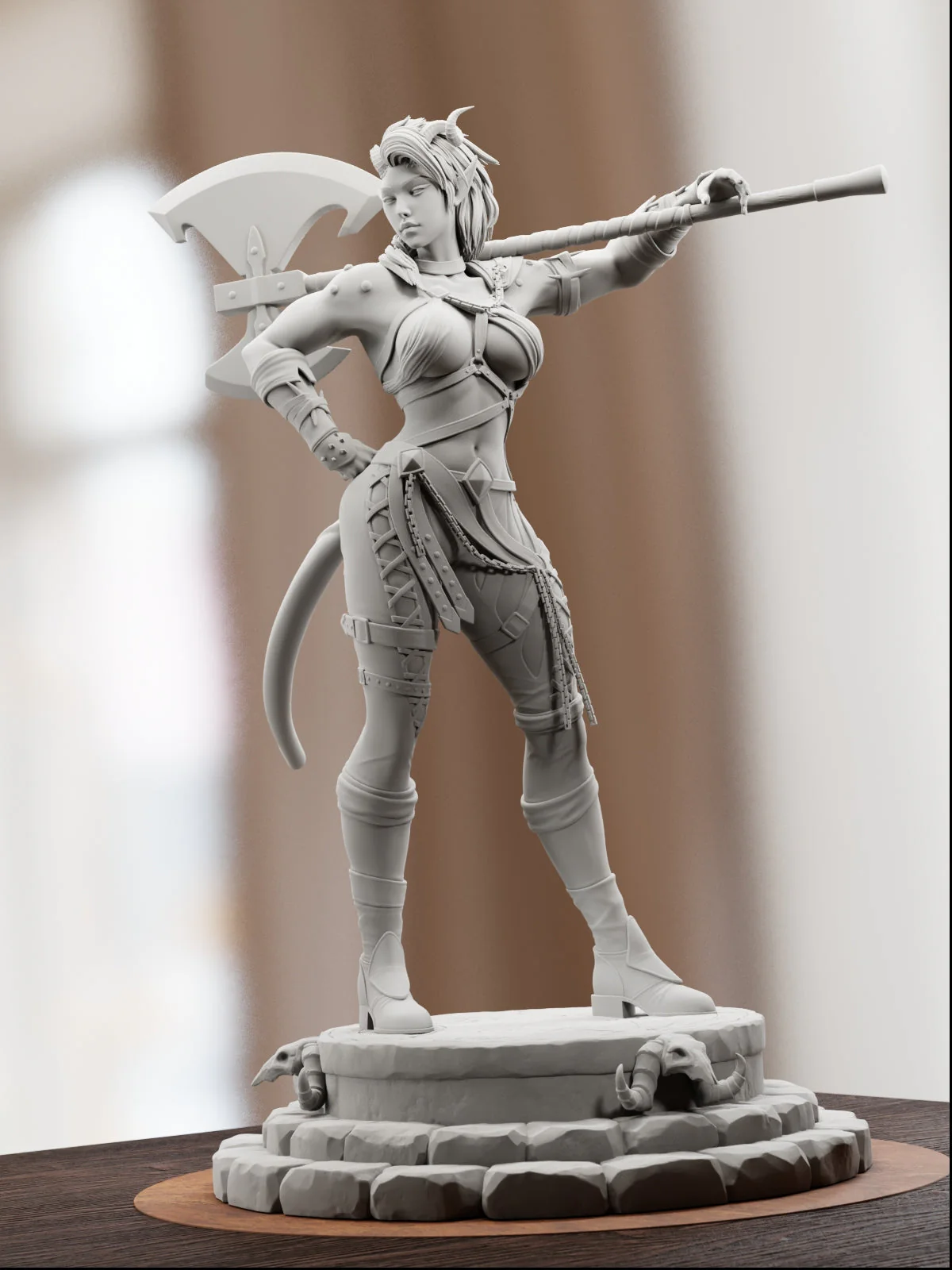 Red Devil Karlach Statue - Image 11