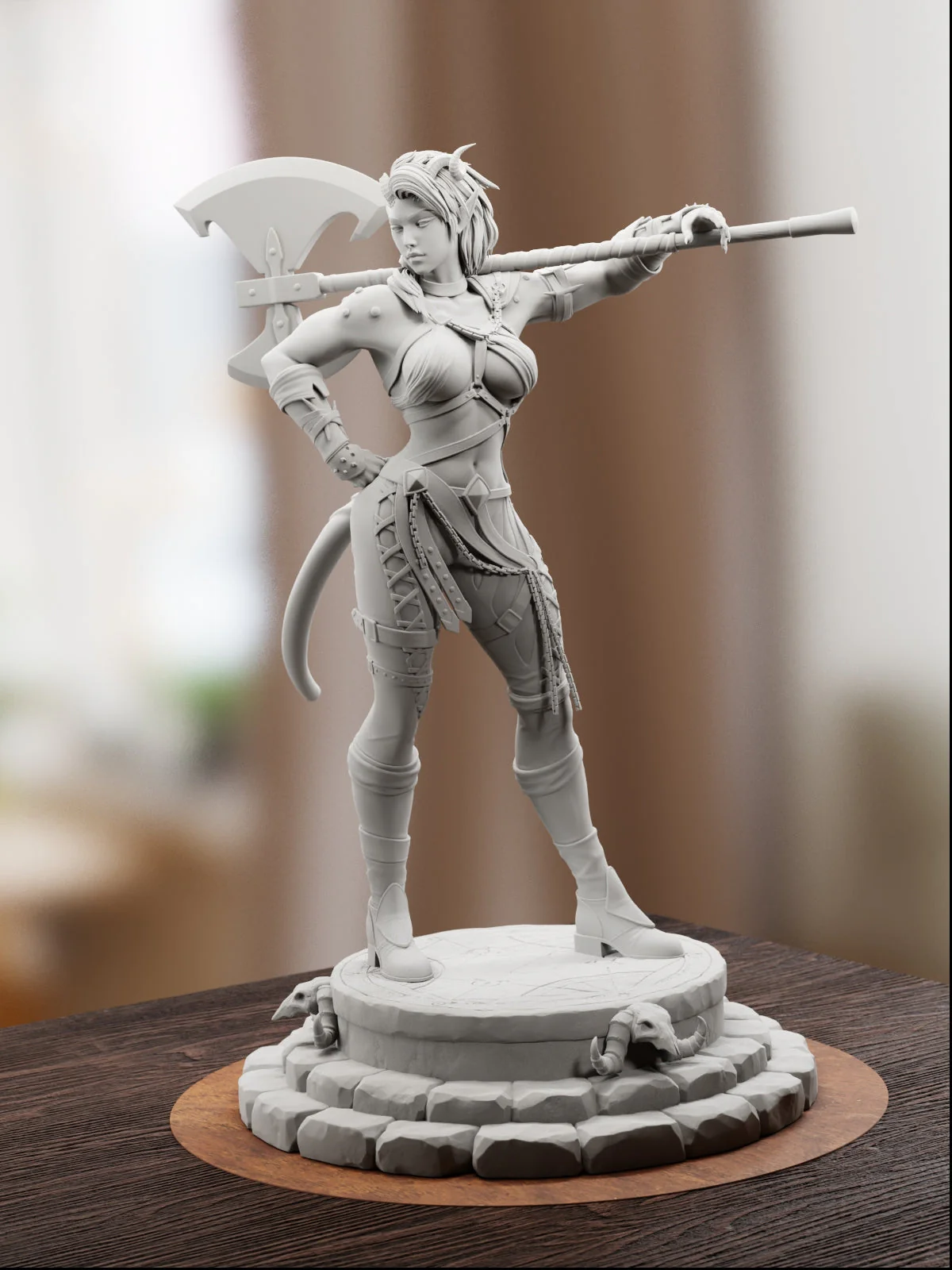 Red Devil Karlach Statue - Image 15