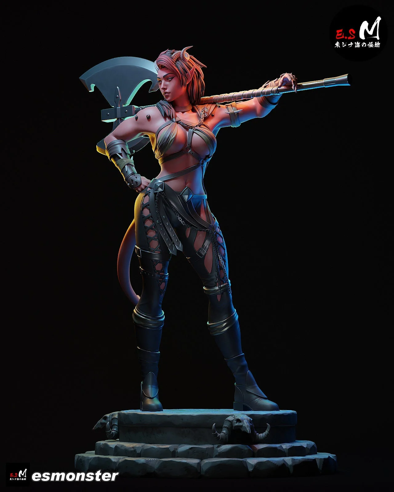 Red Devil Karlach Statue - Image 2