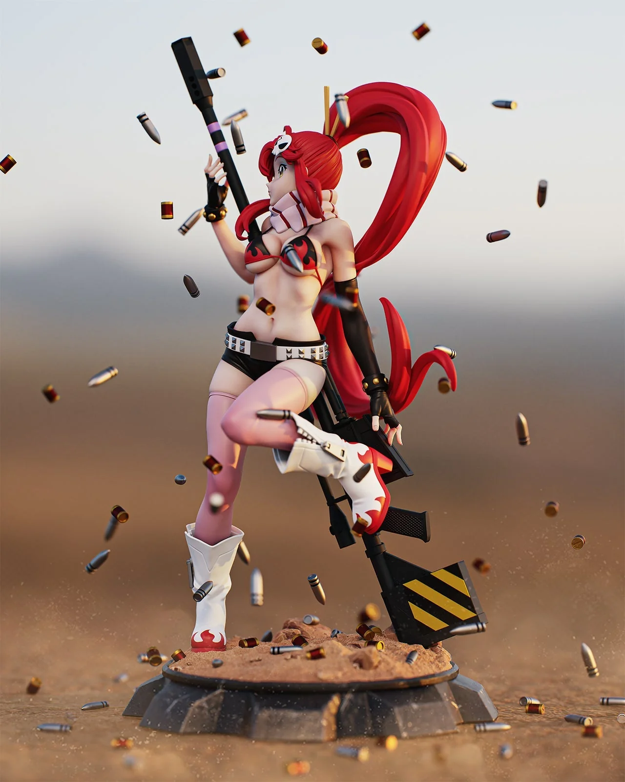 Red-Haired Sniper Statue - Image 4