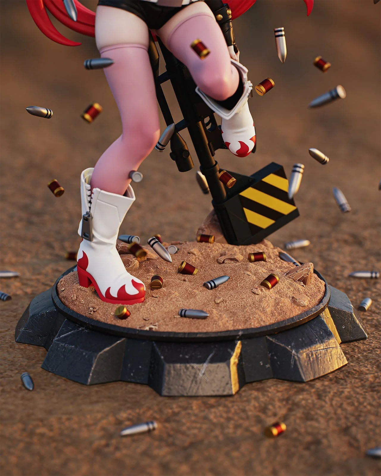 Red-Haired Sniper Statue - Image 7