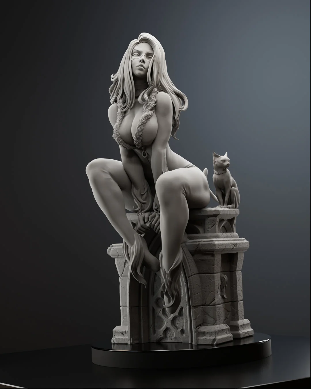 Silk-and-Steel Statue - Image 9