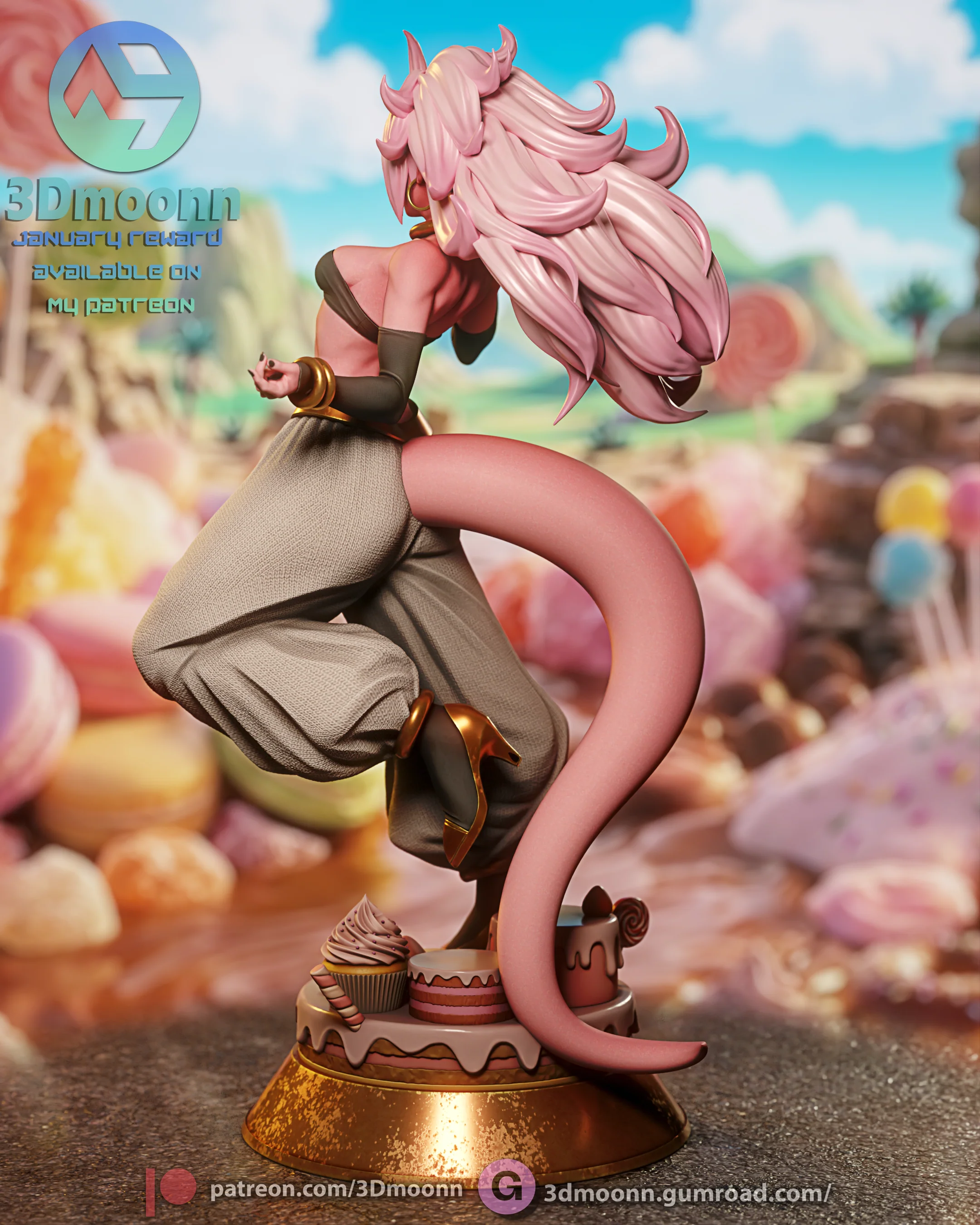 Sweet-Tooth Android Statue - Image 3