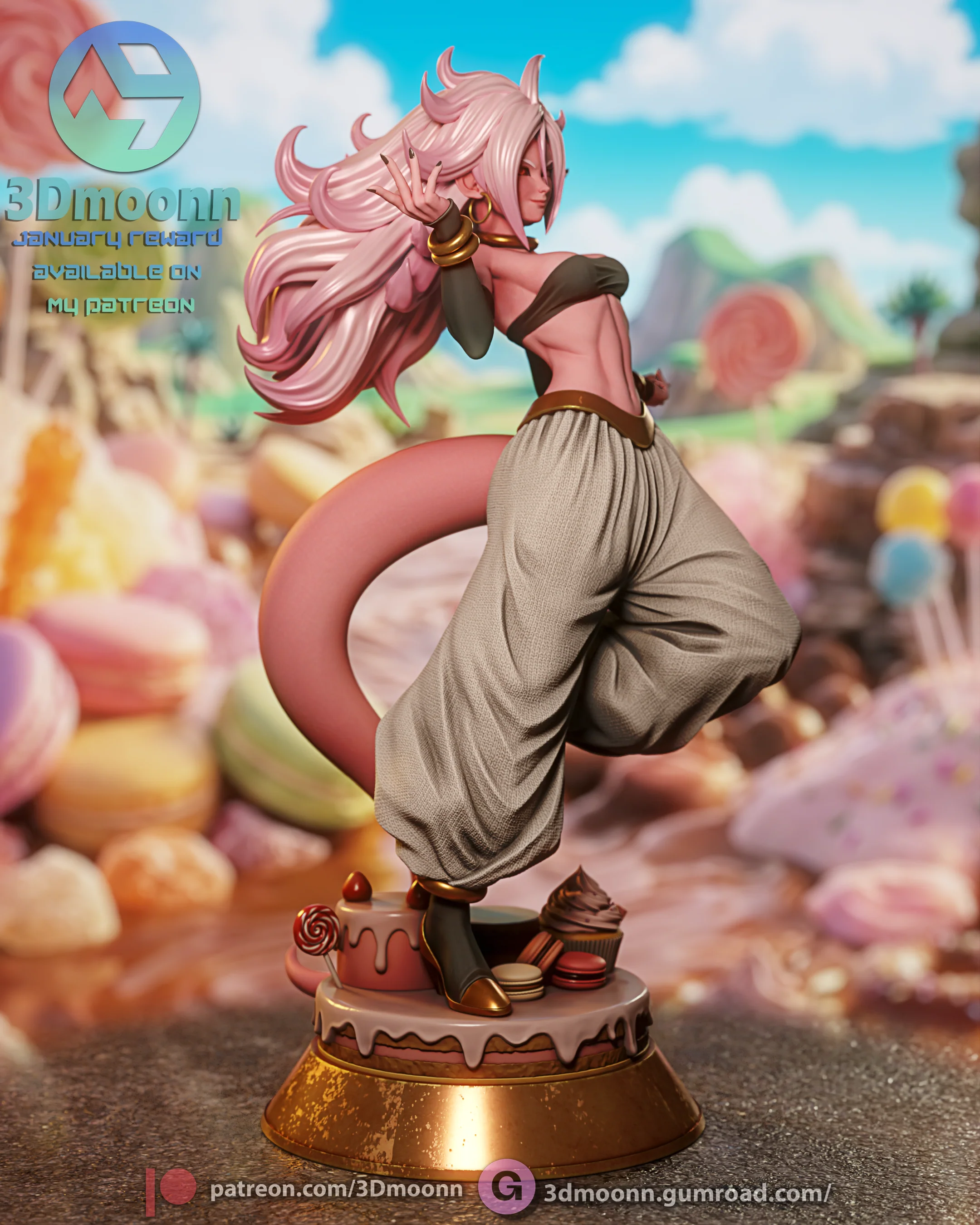 Sweet-Tooth Android Statue - Image 4