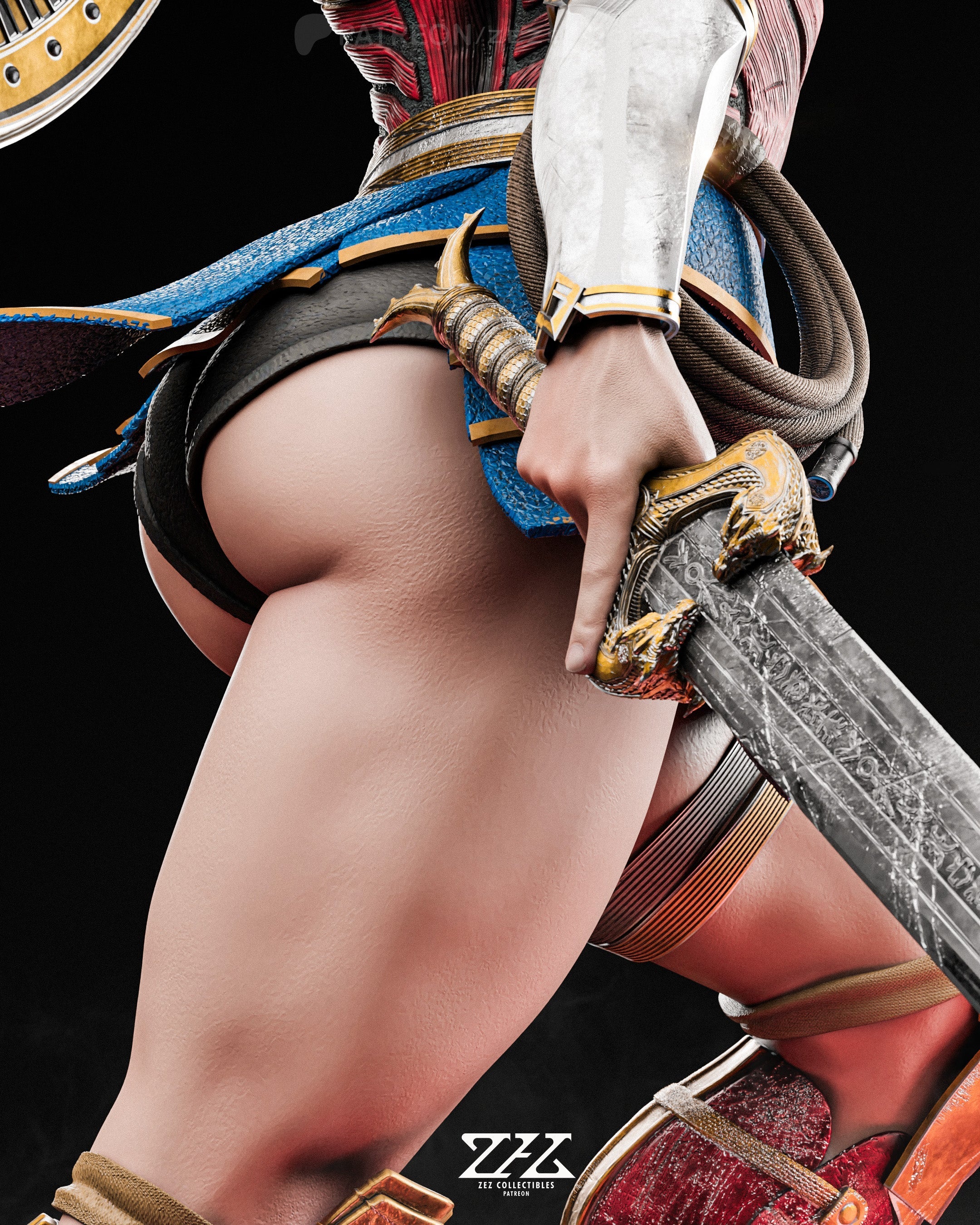 The Amazon Warrior Statue - Image 10