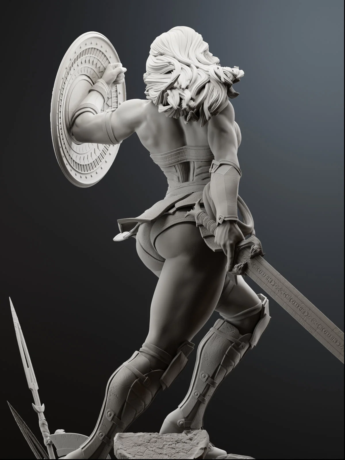 The Amazon Warrior Statue - Image 19