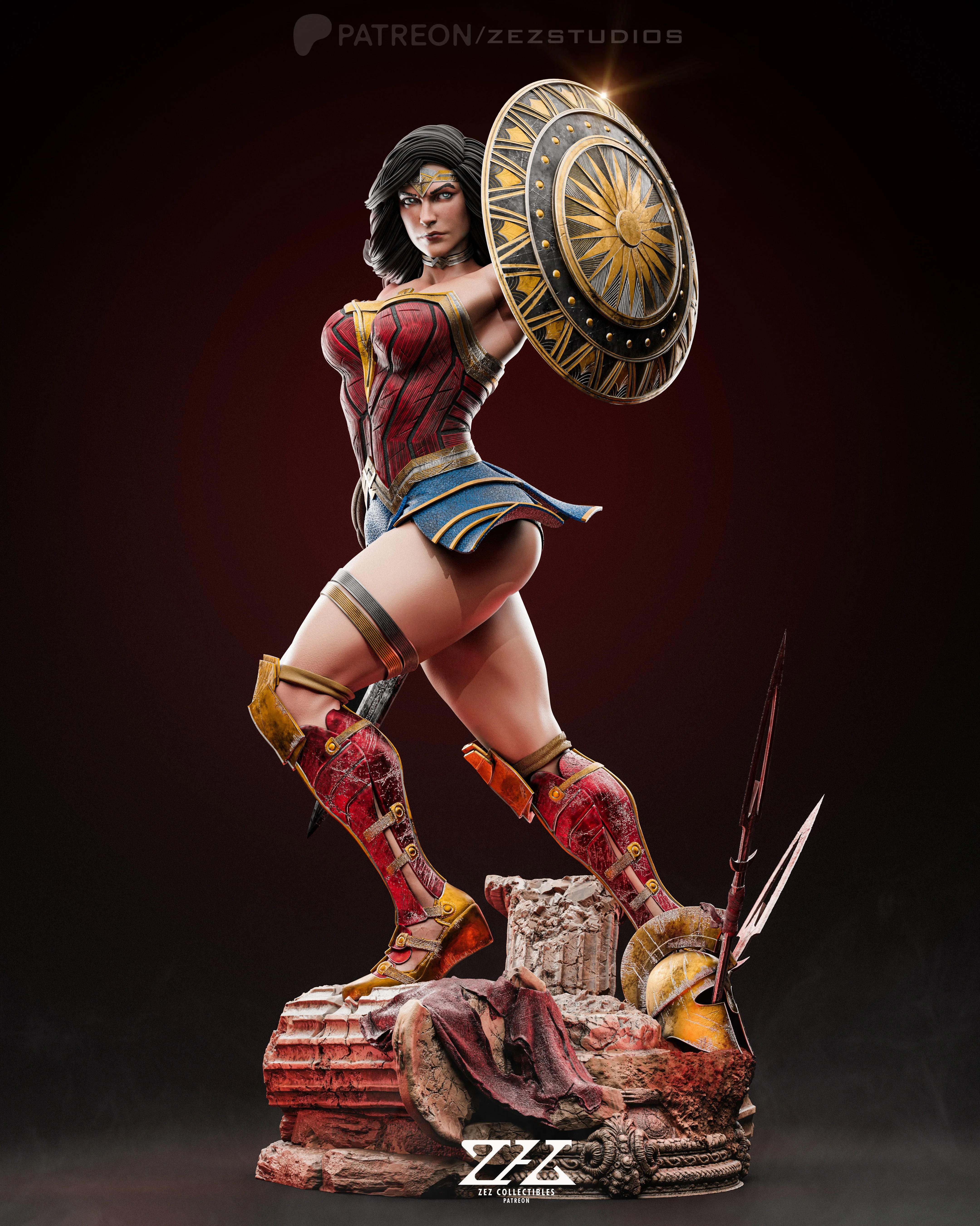 The Amazon Warrior Statue - Image 7