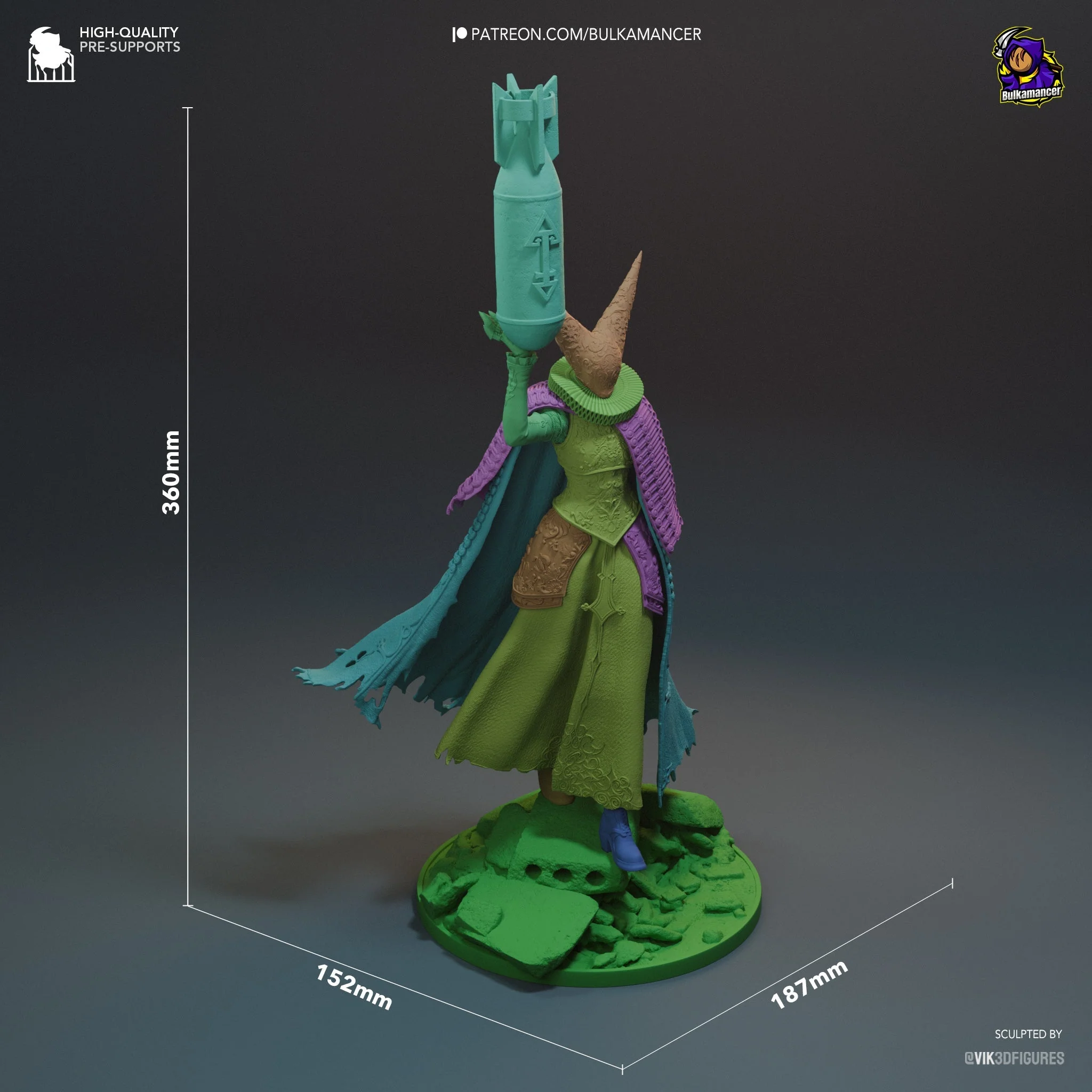 The Artillery Witch Statue - Image 9