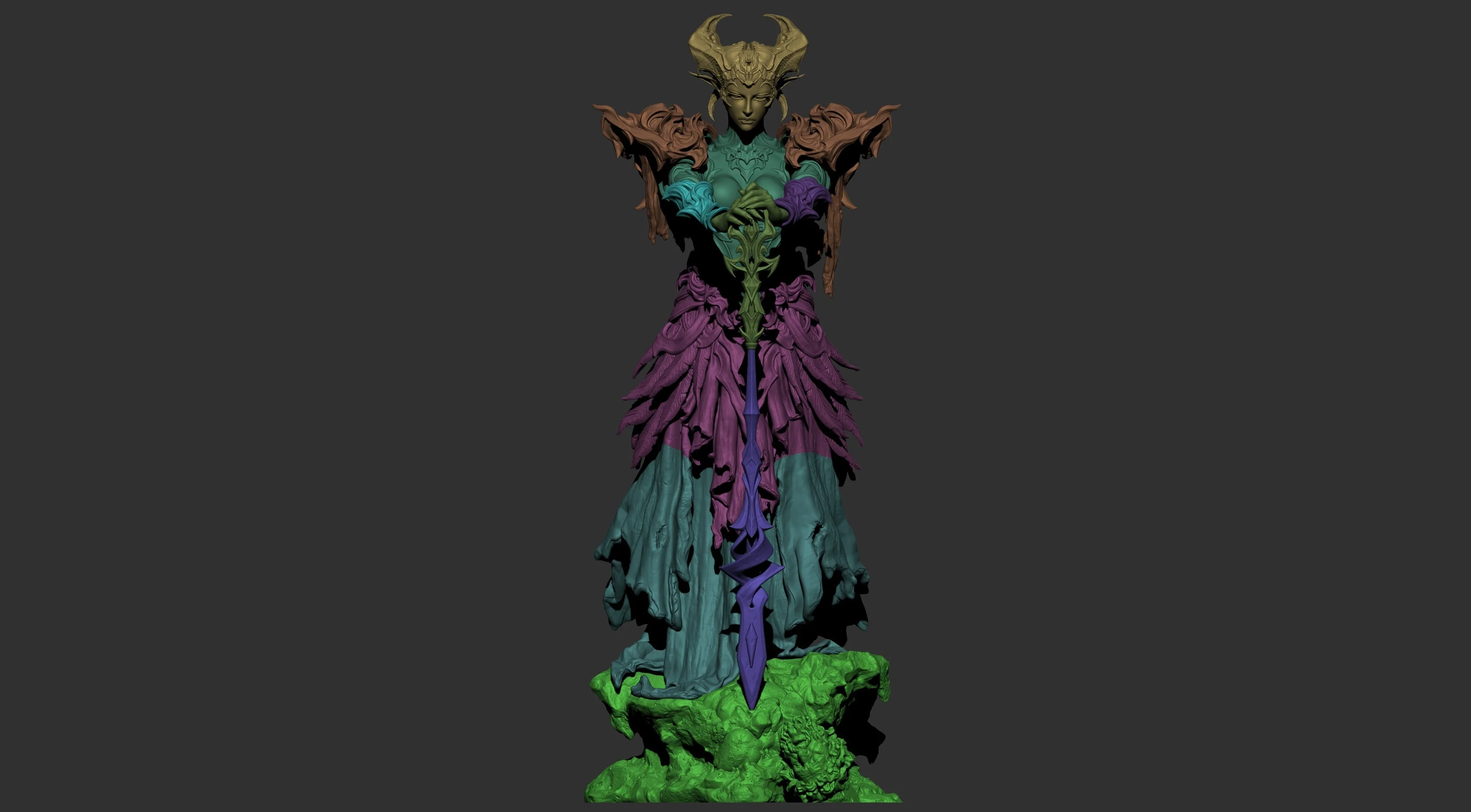 The Ashen Queen Statue - Image 7