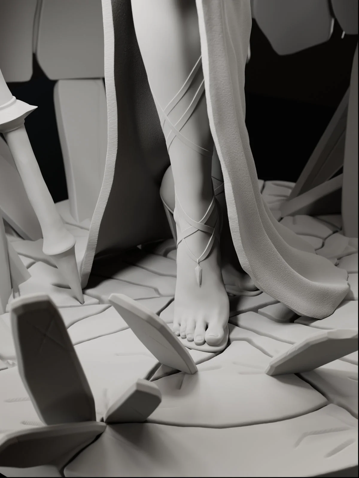 The Black Rose Statue - Image 11