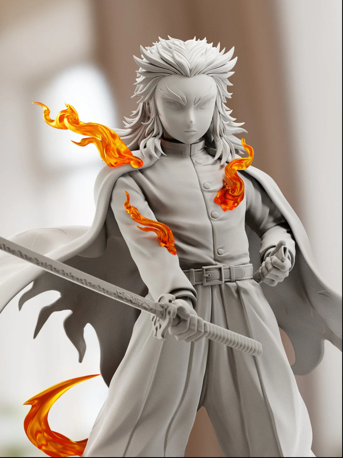 The Blazing Flame Statue