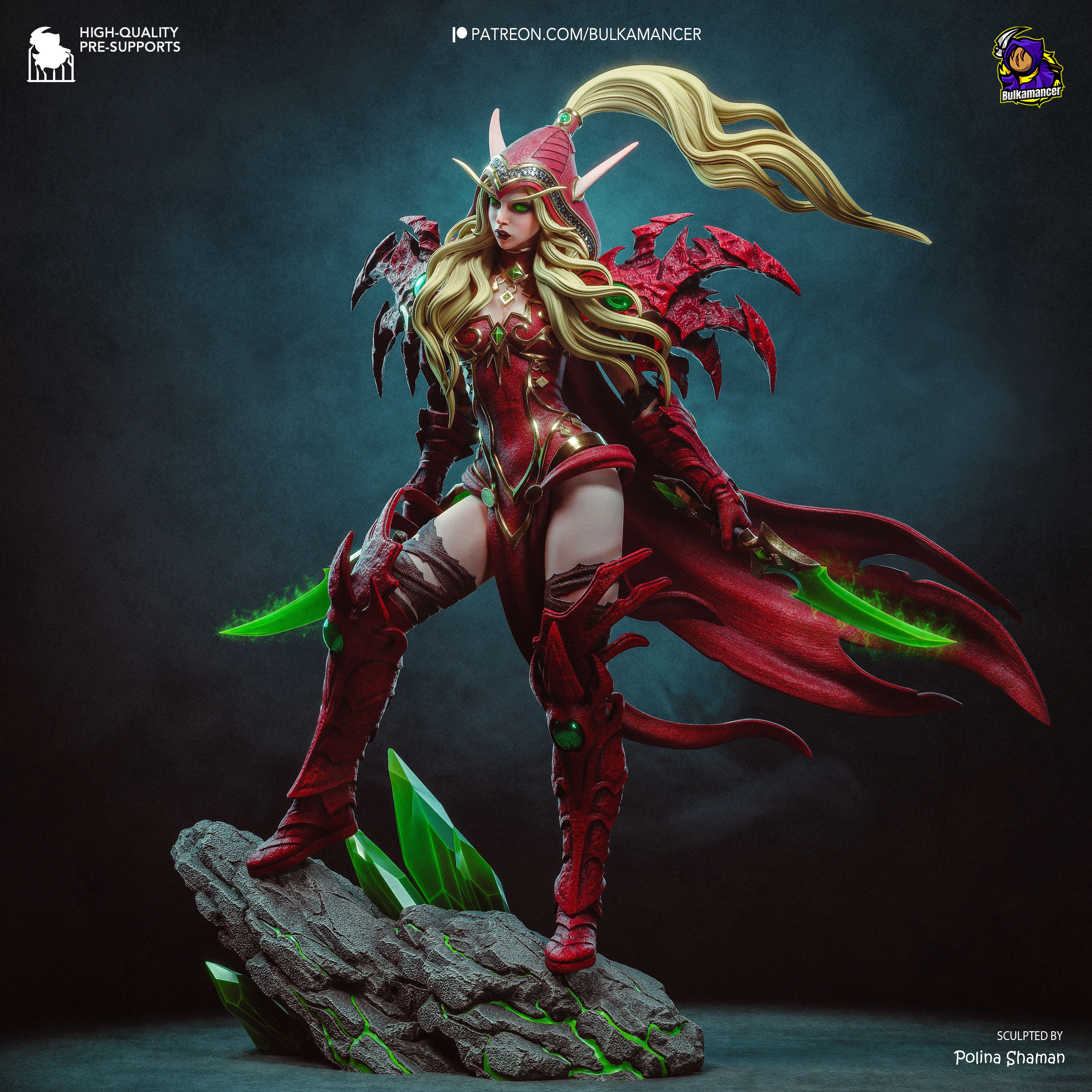 The Blood Elf Rogue Statue - Image 11