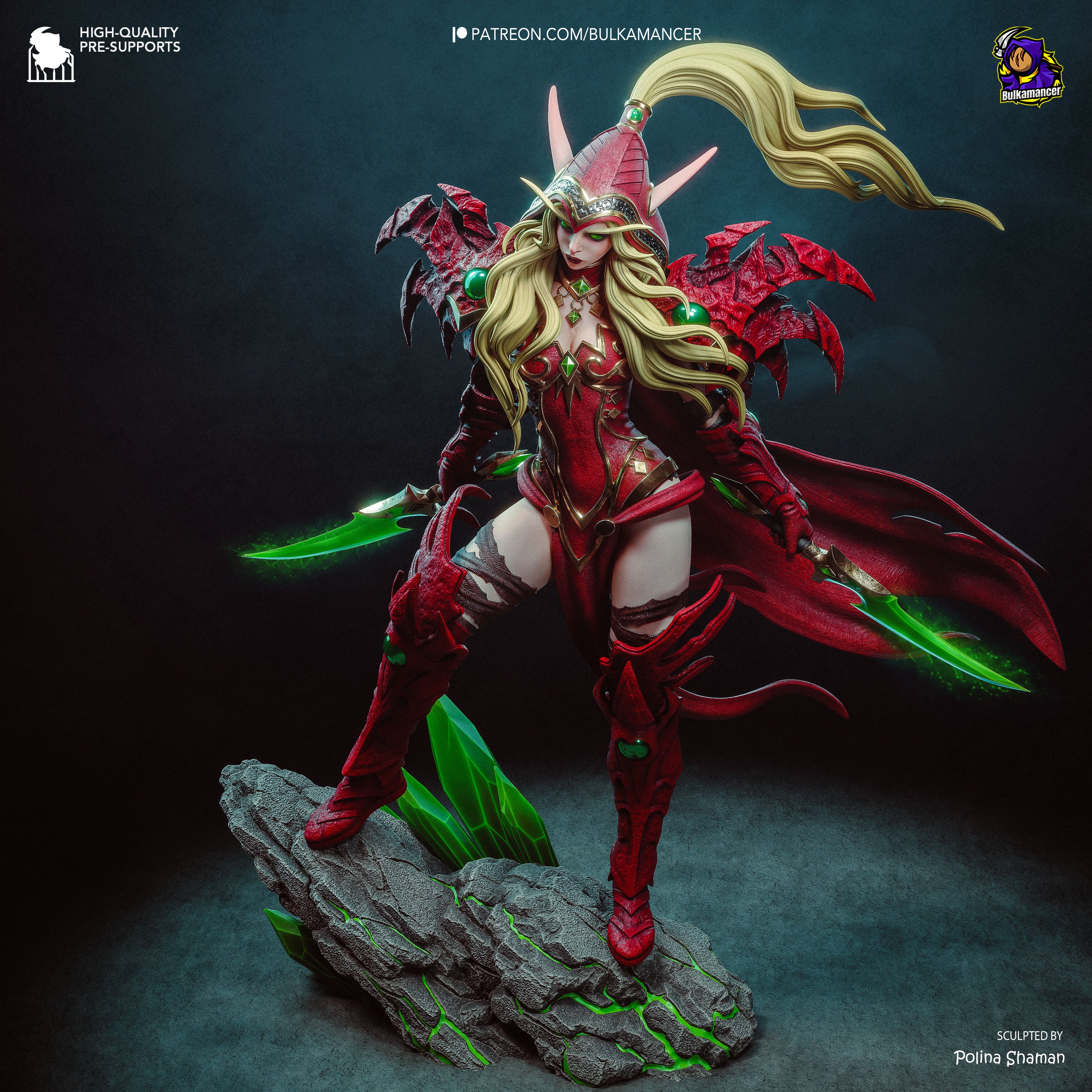 The Blood Elf Rogue Statue - Image 4