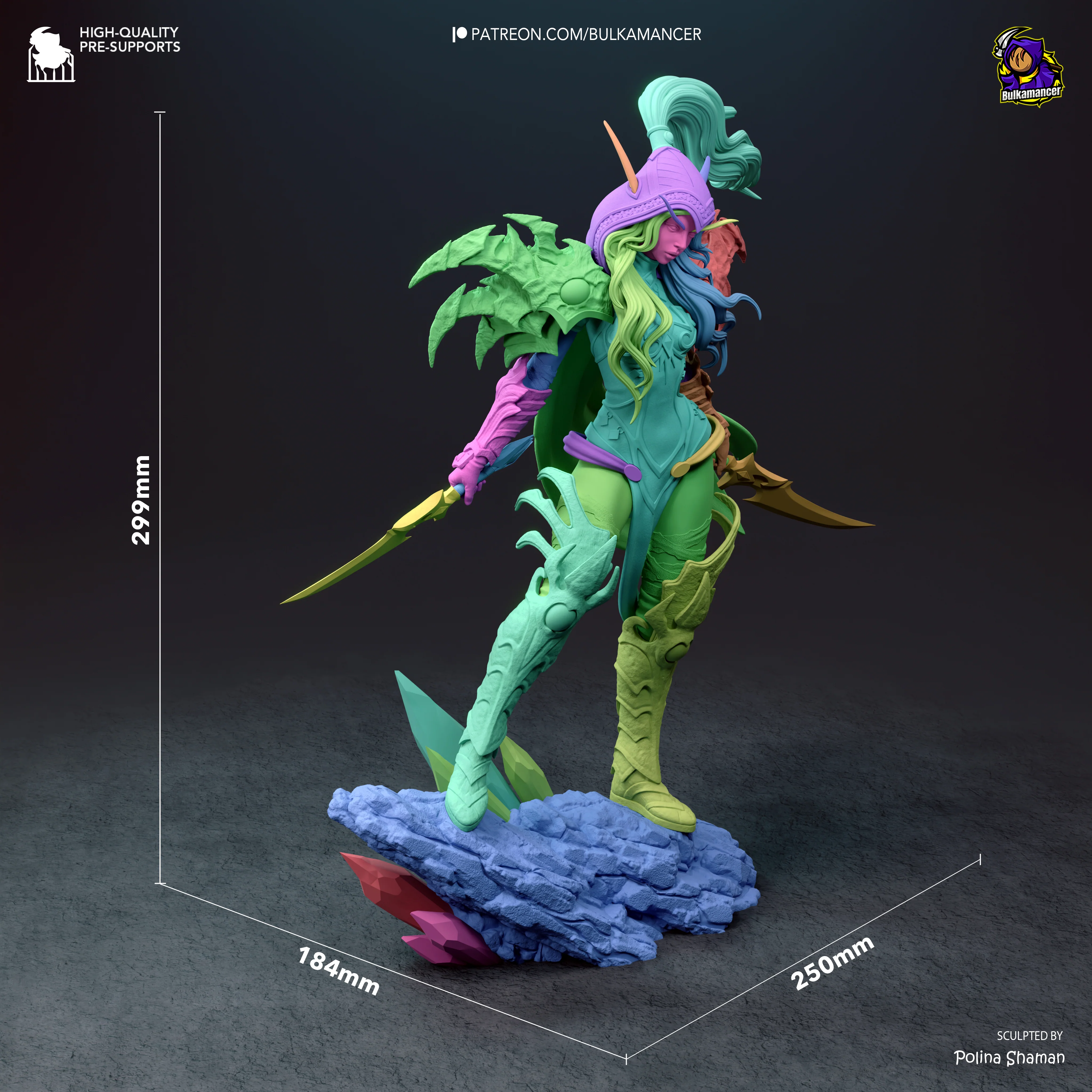 The Blood Elf Rogue Statue - Image 6