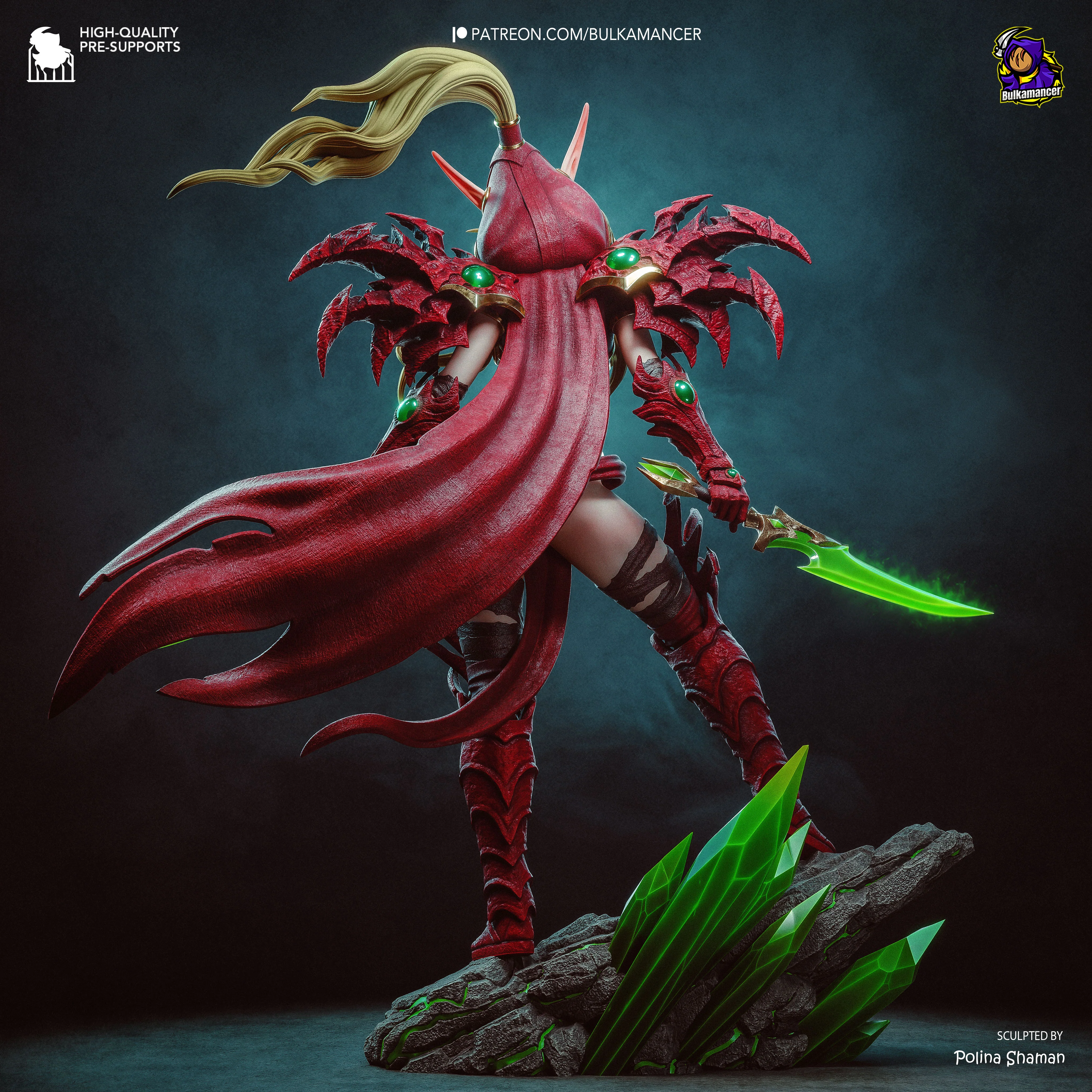 The Blood Elf Rogue Statue - Image 9