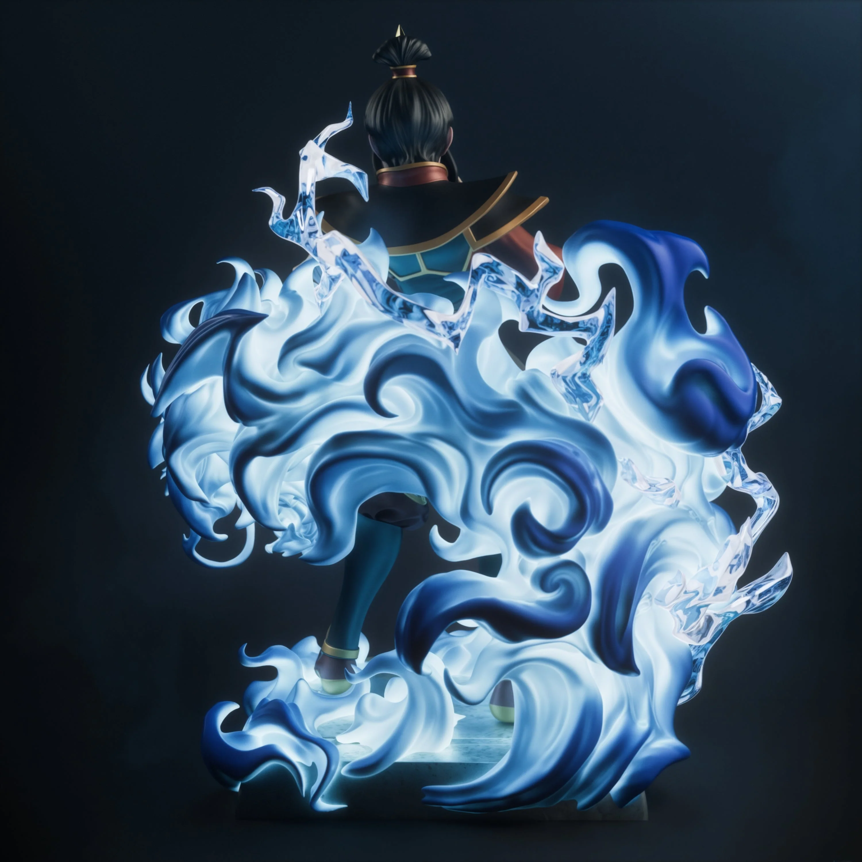 The Blue Flame Princess Statue - Image 8