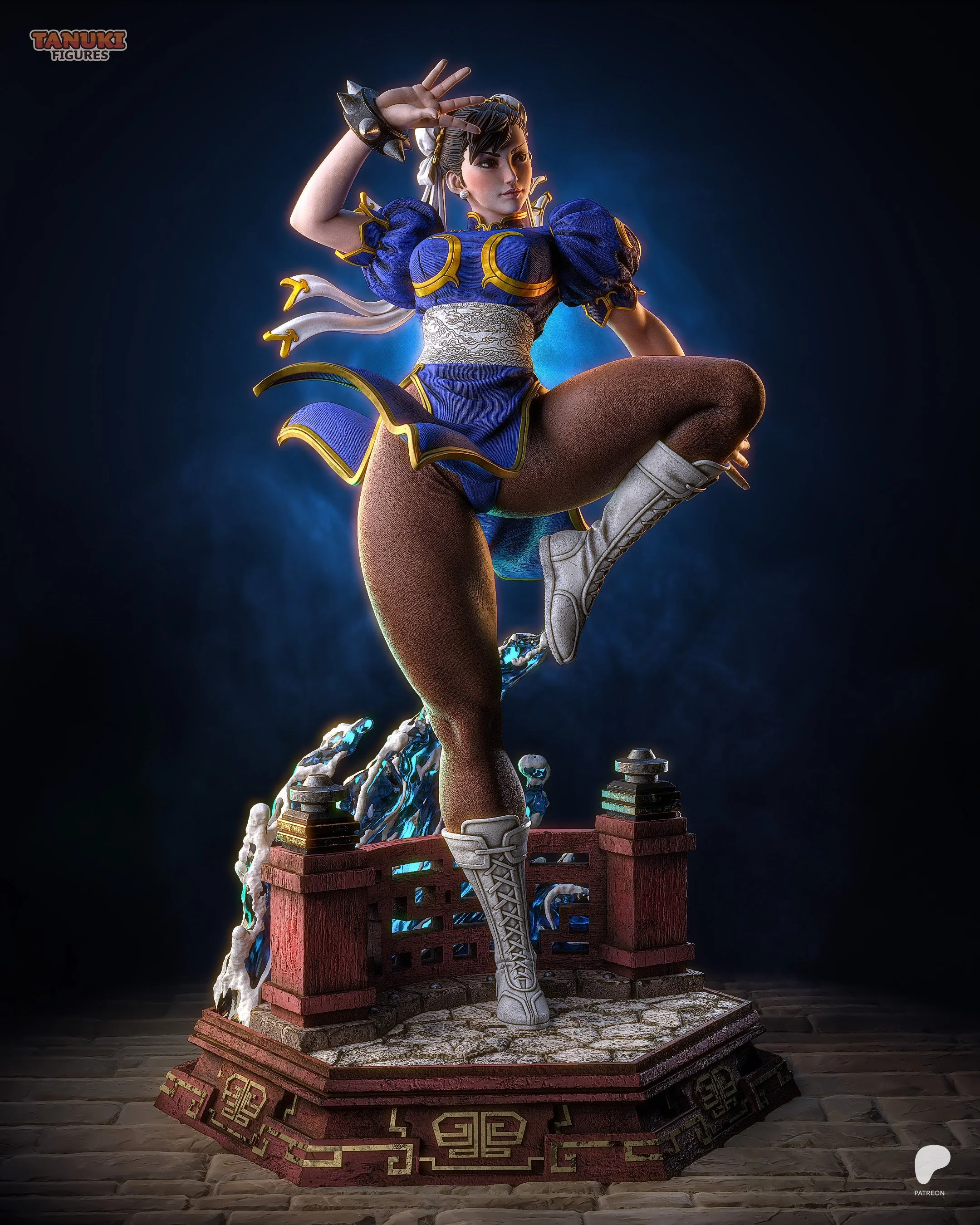 The Blue Phoenix Statue - Image 3