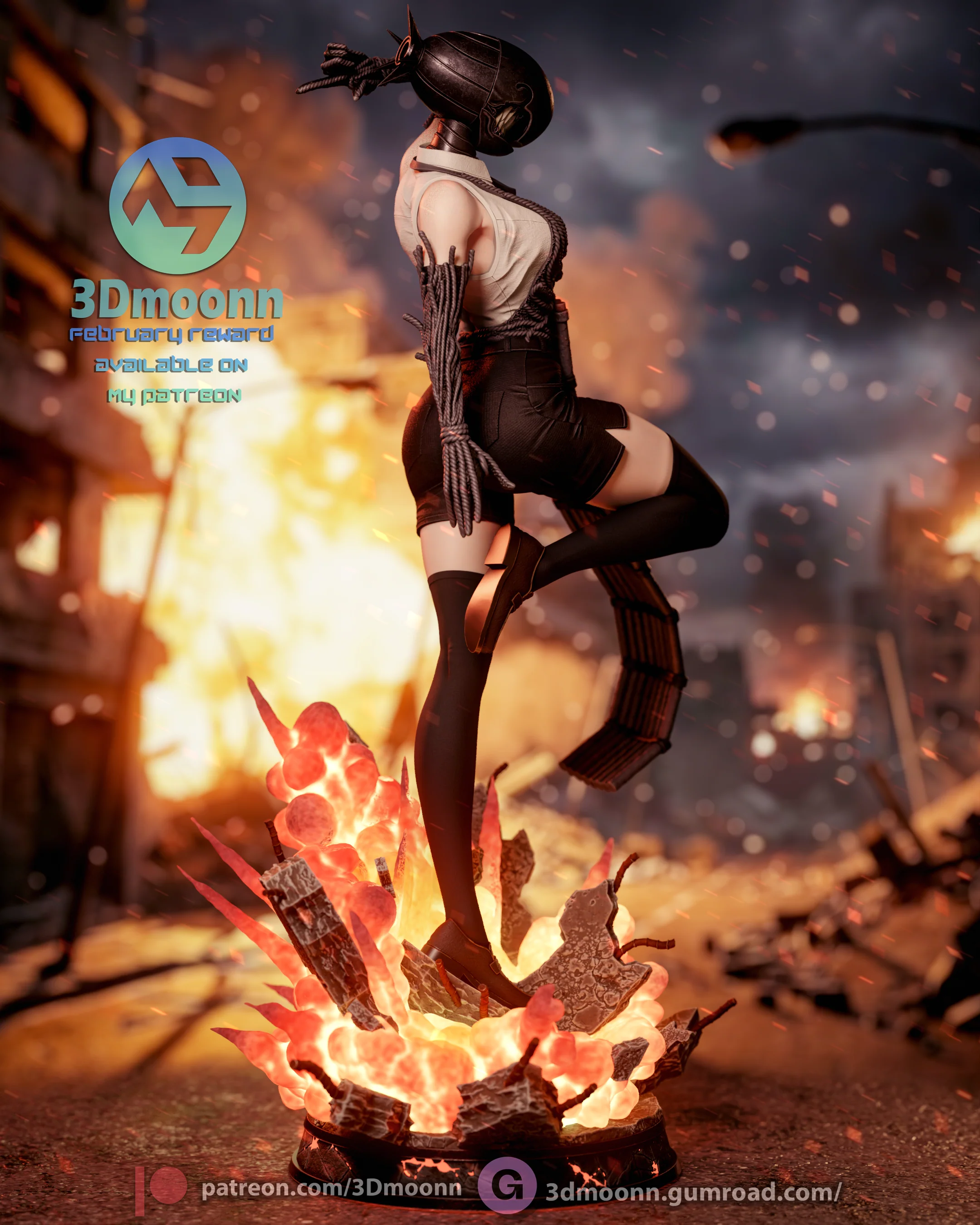 The Bomb Girl Statue - Image 13