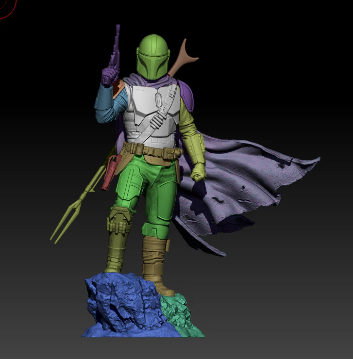 The Bounty Hunter Statue - Image 4